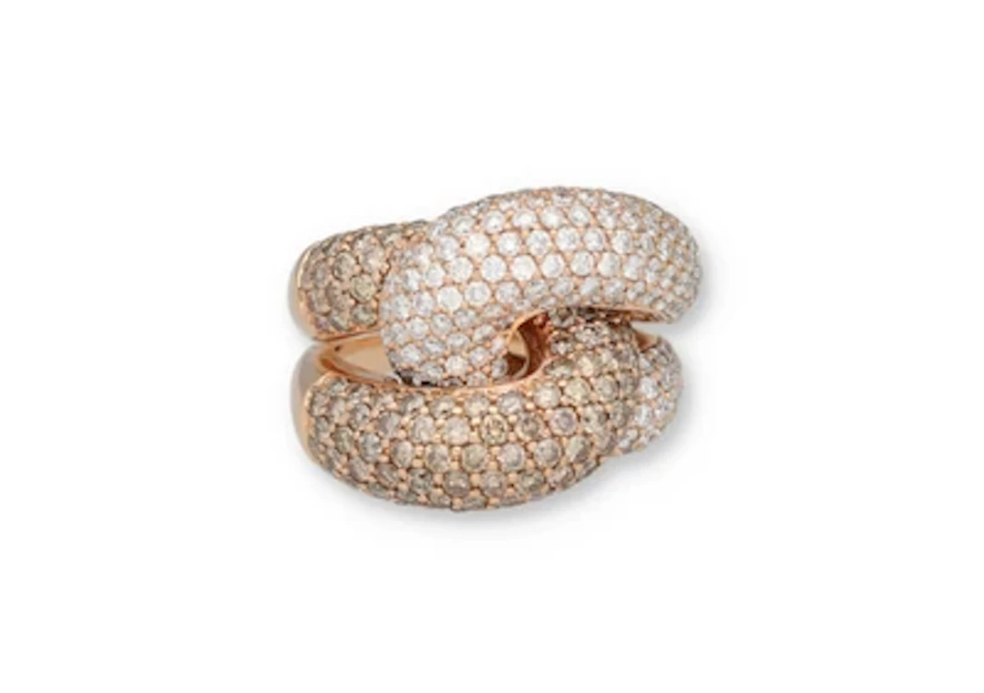 Brillantring zus. ca.4,10 ct