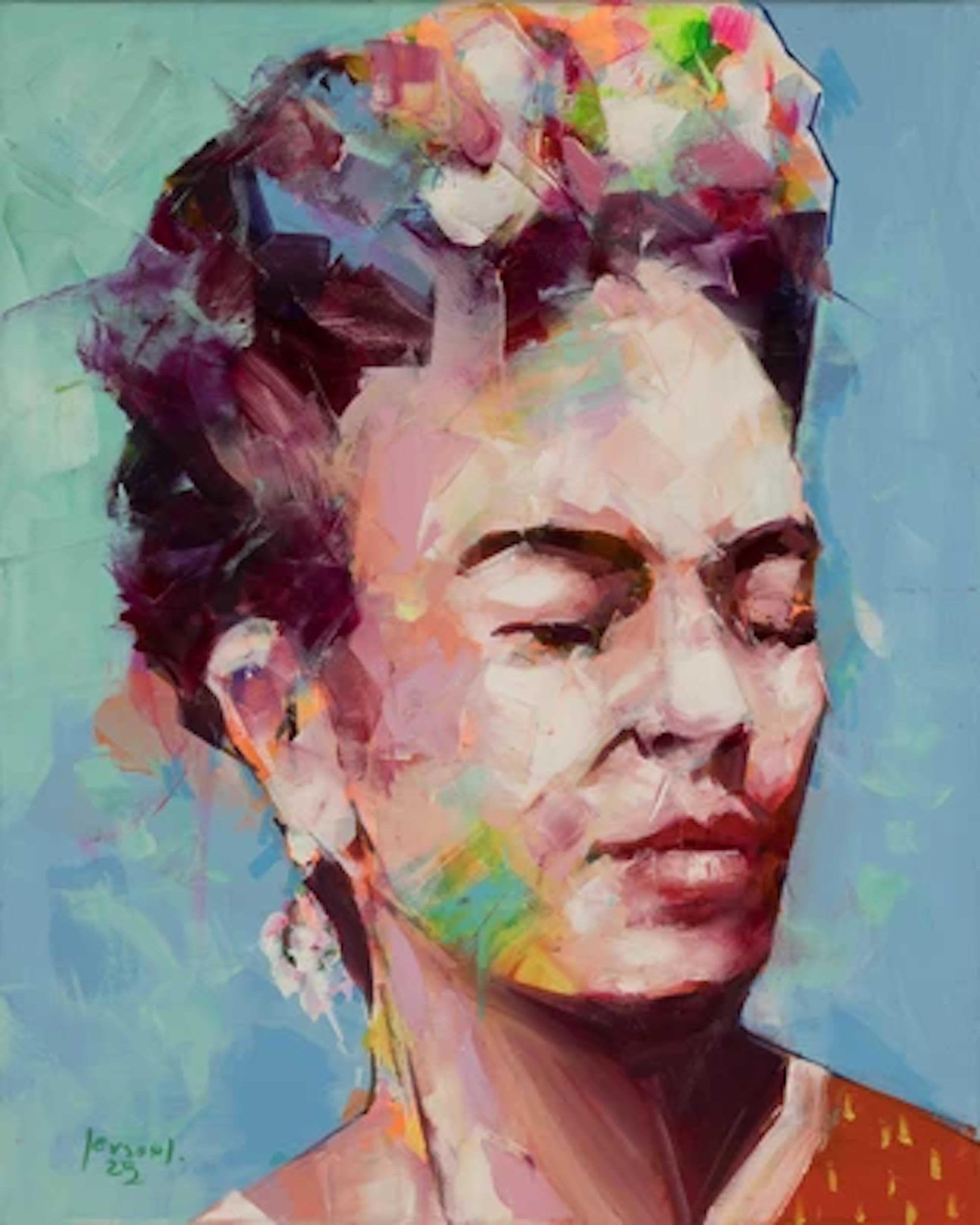JIMENEZ Jerson, „Frida Kahlo 25“