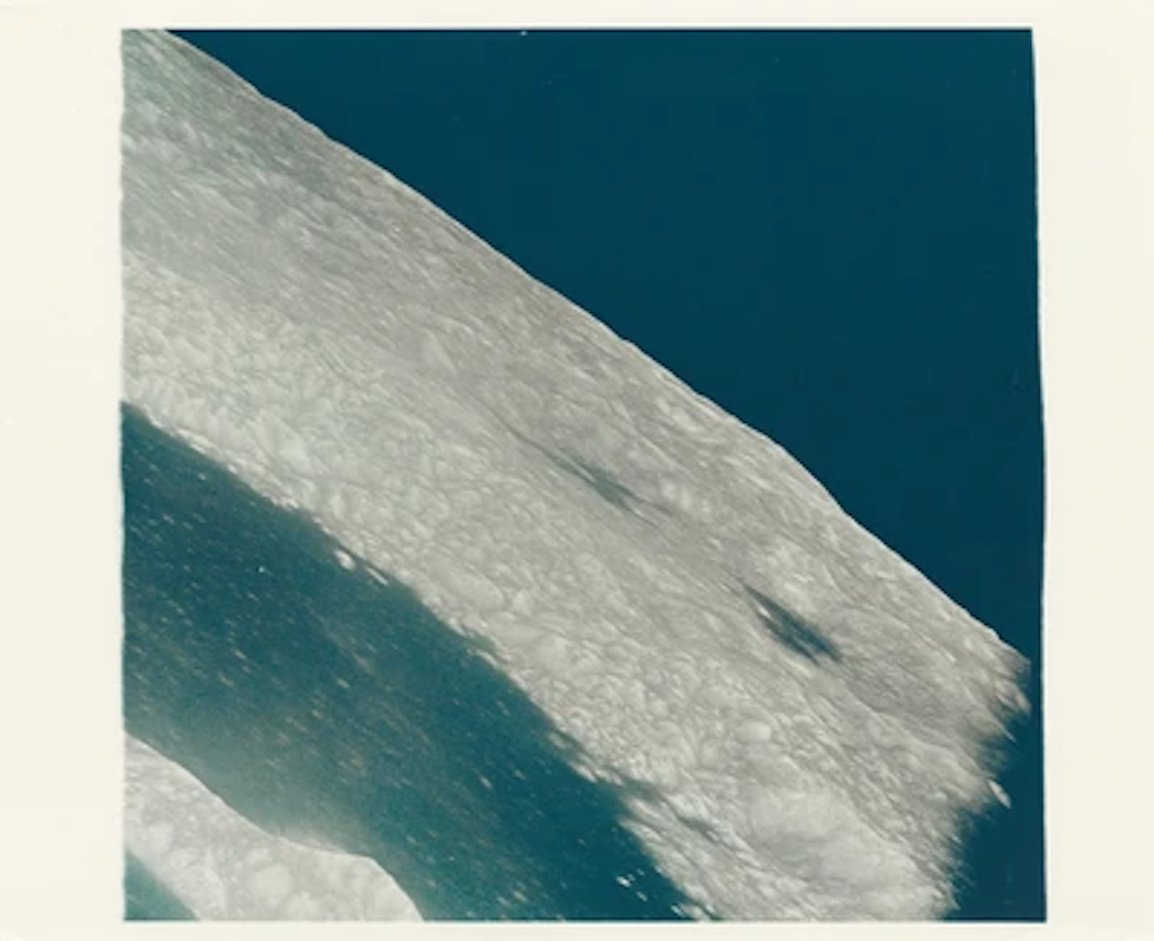 APOLLO 8 - The First Color Photograph of Tsiolkovsky Crater