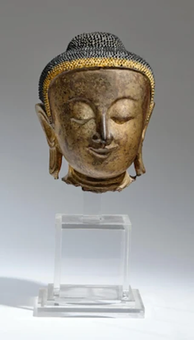 Buddha Kopf, Burma, Shan-Stil, 18./19. Jh.