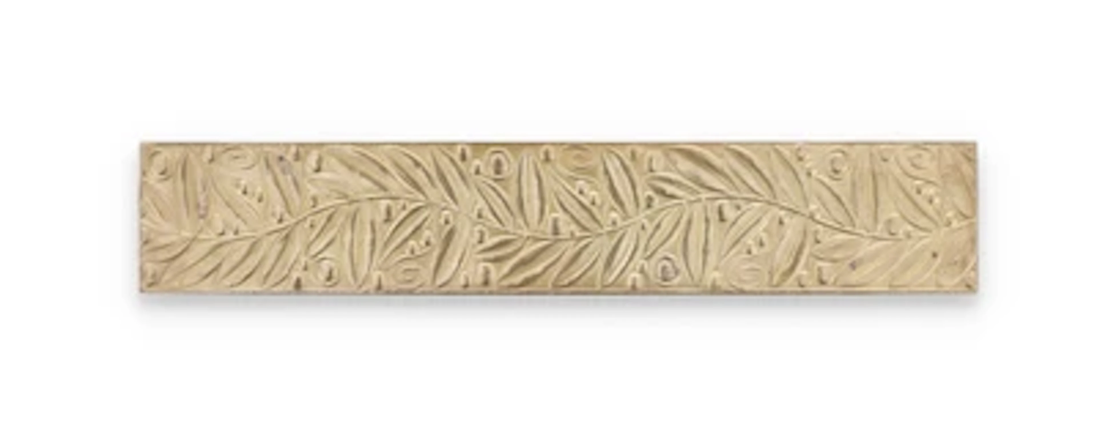 Vergoldetes Lesezeichen mit vegetabilem Dekor, in der Art der Wiener Werkstätte, um 1900/10