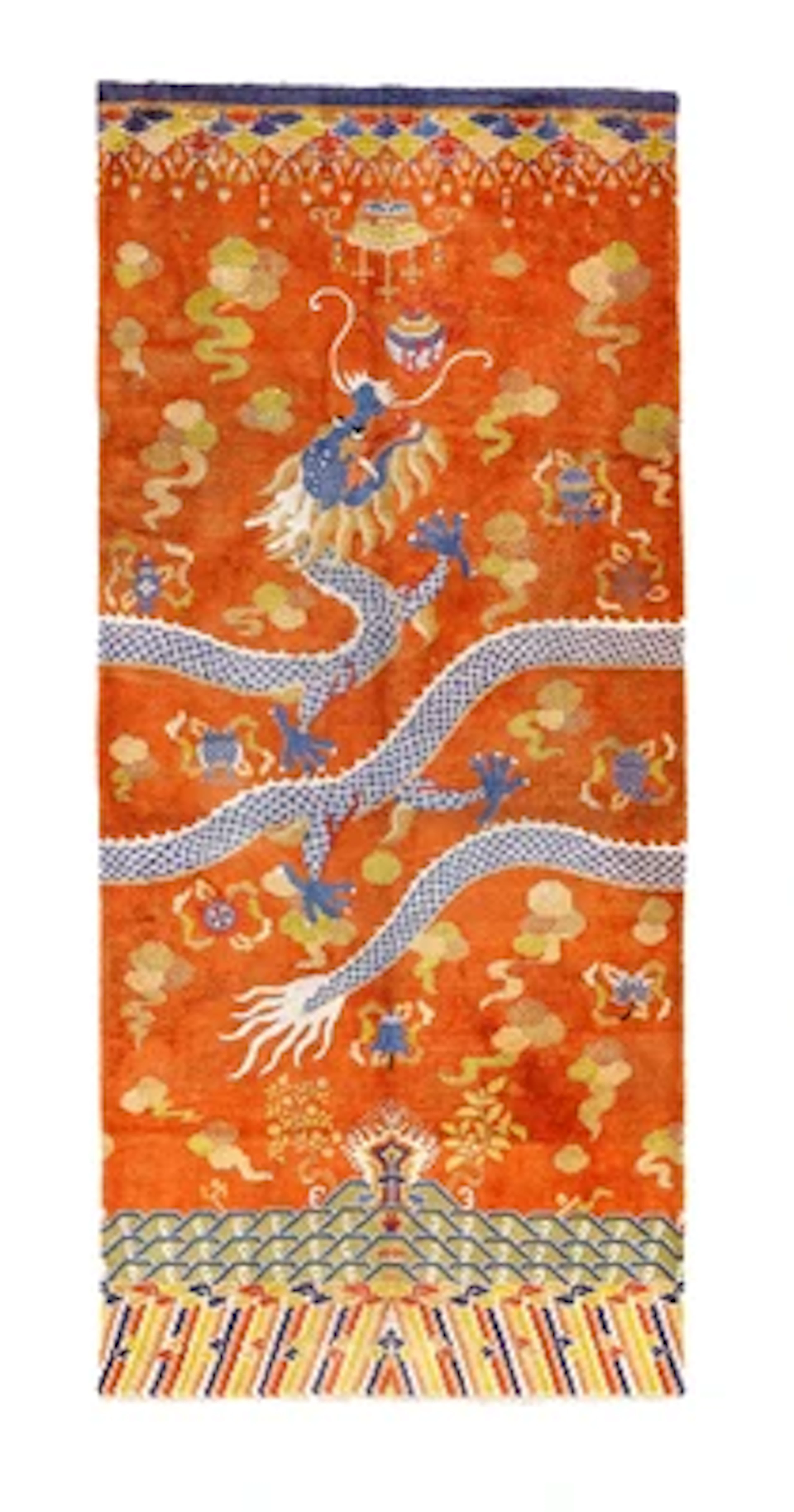 Ningxia Silk, Western China, c. 276 x 123 cm