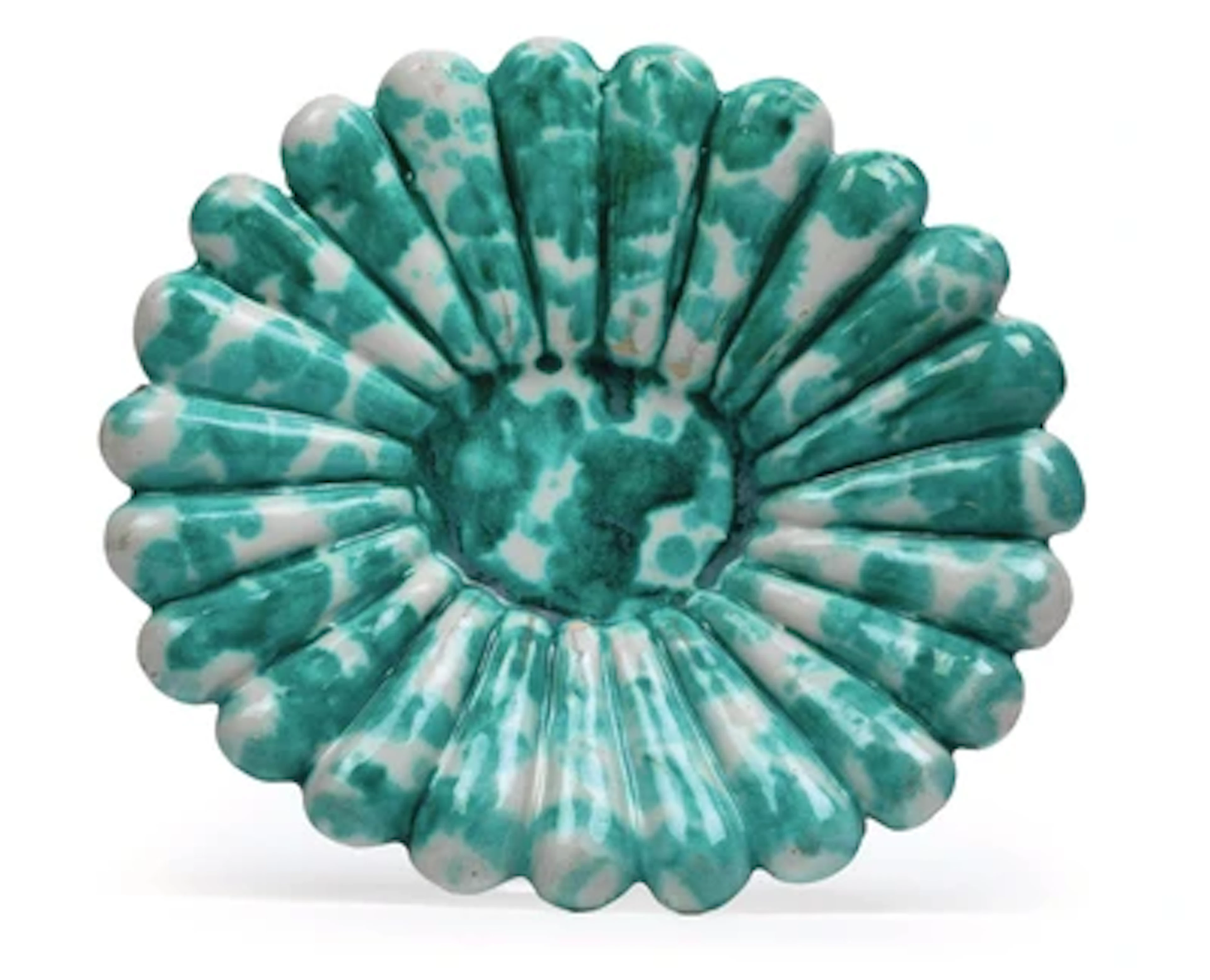 A Fan-Shaped Dish, Gmunden, c. 1700