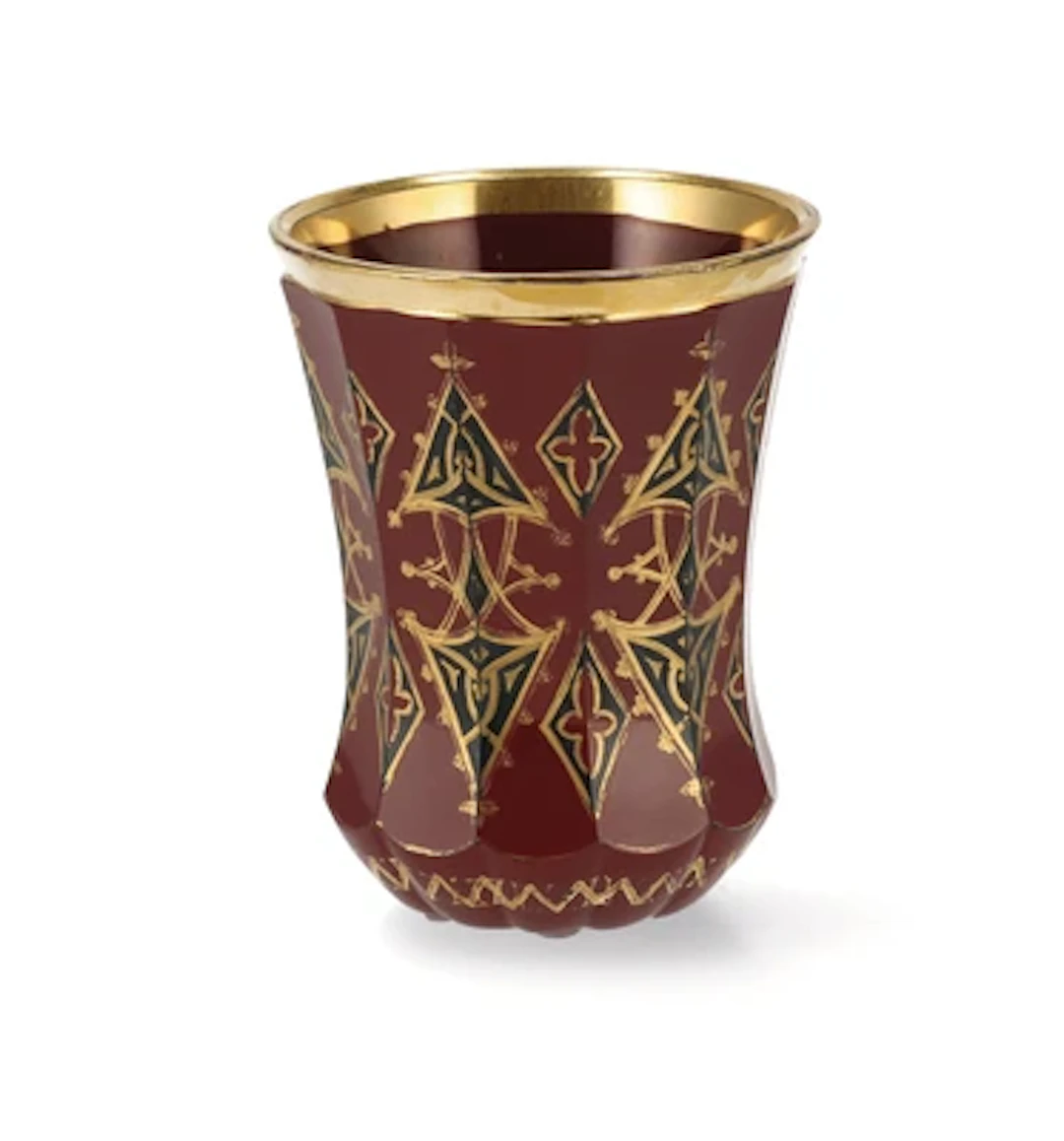 A Lithyalin Beaker, c. 1830/35 Glass: Harrach’sche Hütte, Neuwelt