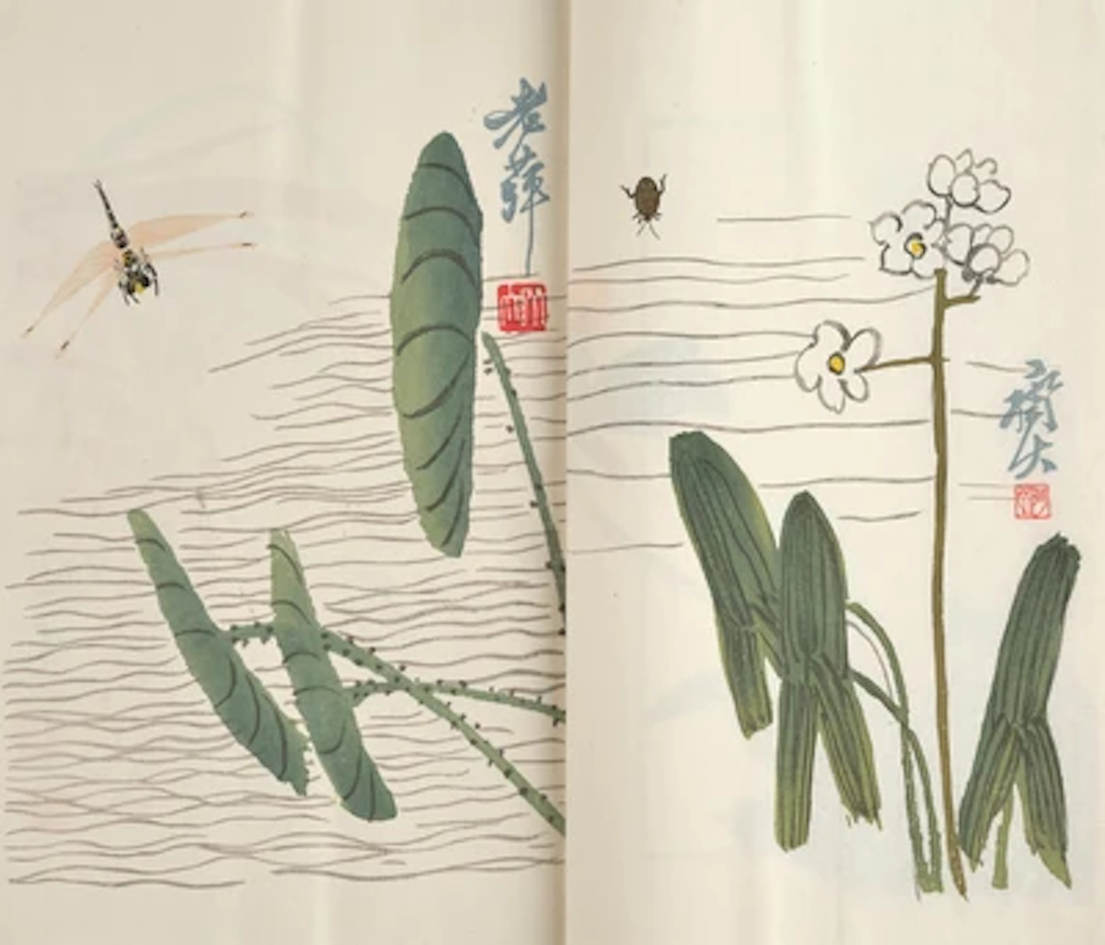 Qi Baishi (1864-1957) Beijing Rongbaozhai xin ji shijian pu
