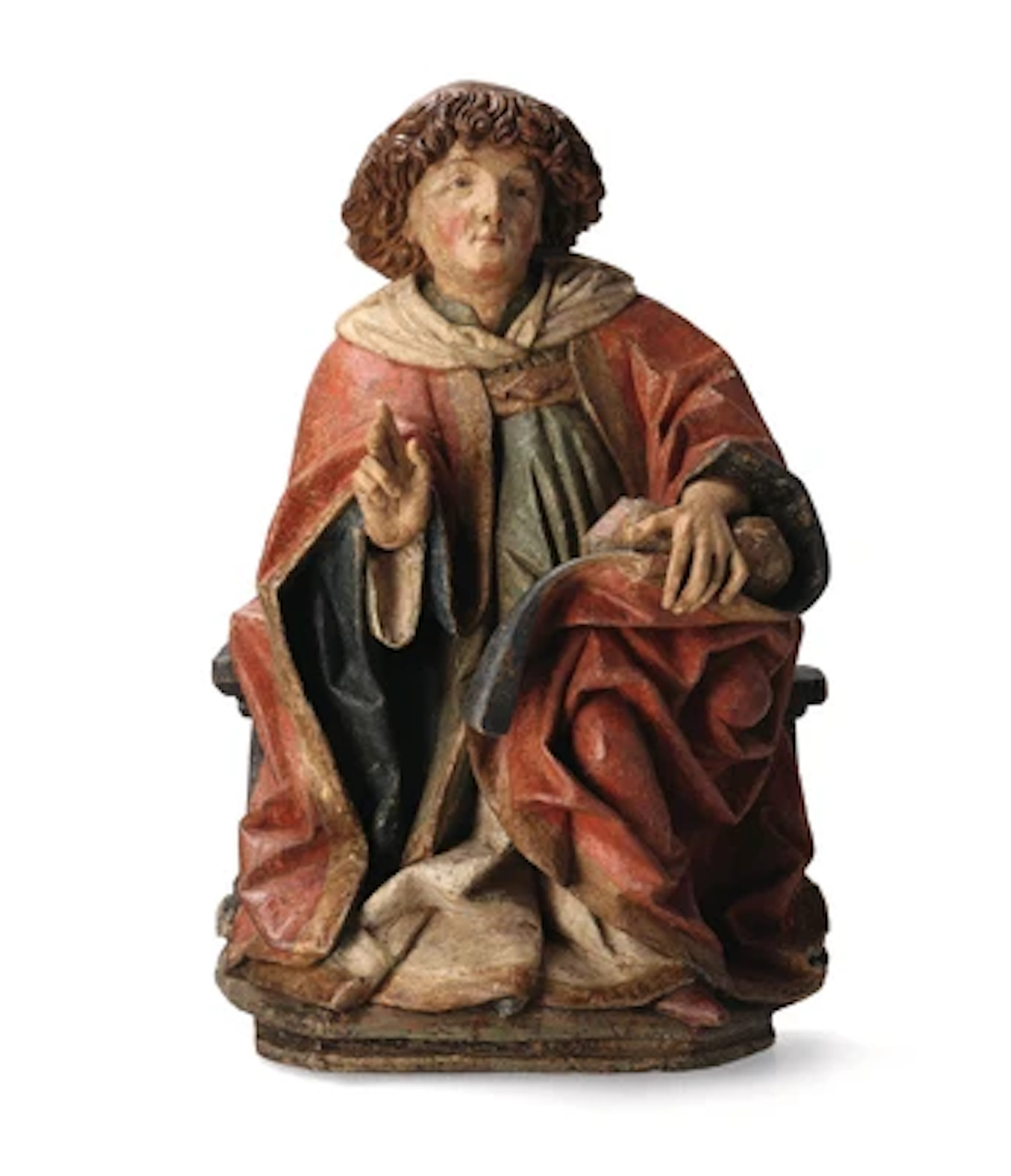A Gothic St Stephen Enthroned, c. 1500
