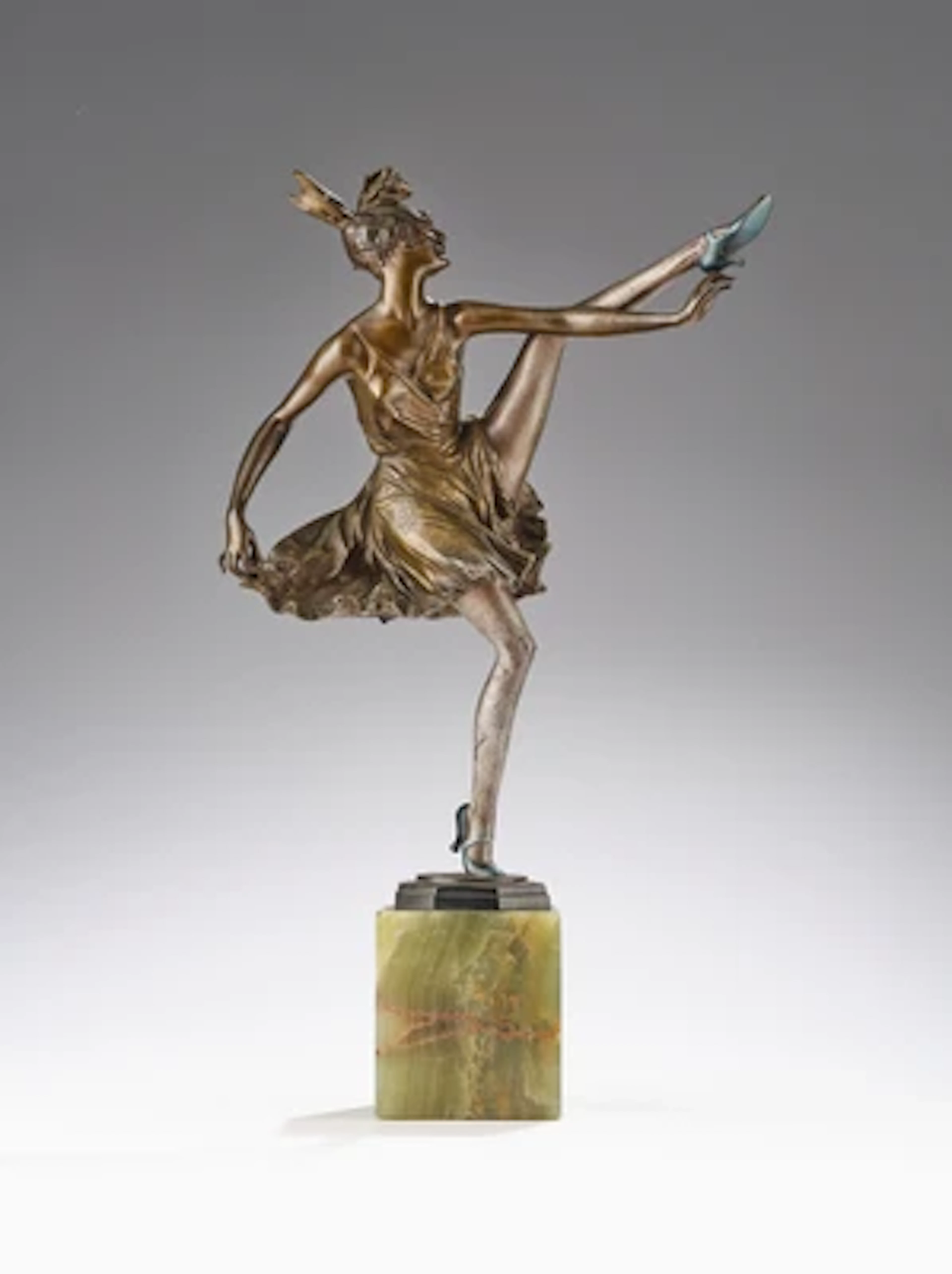 Bruno Zach (Schitomir 1891-1945 Wien), Bronzefigur: "High Kick", Wien, um 1925/30