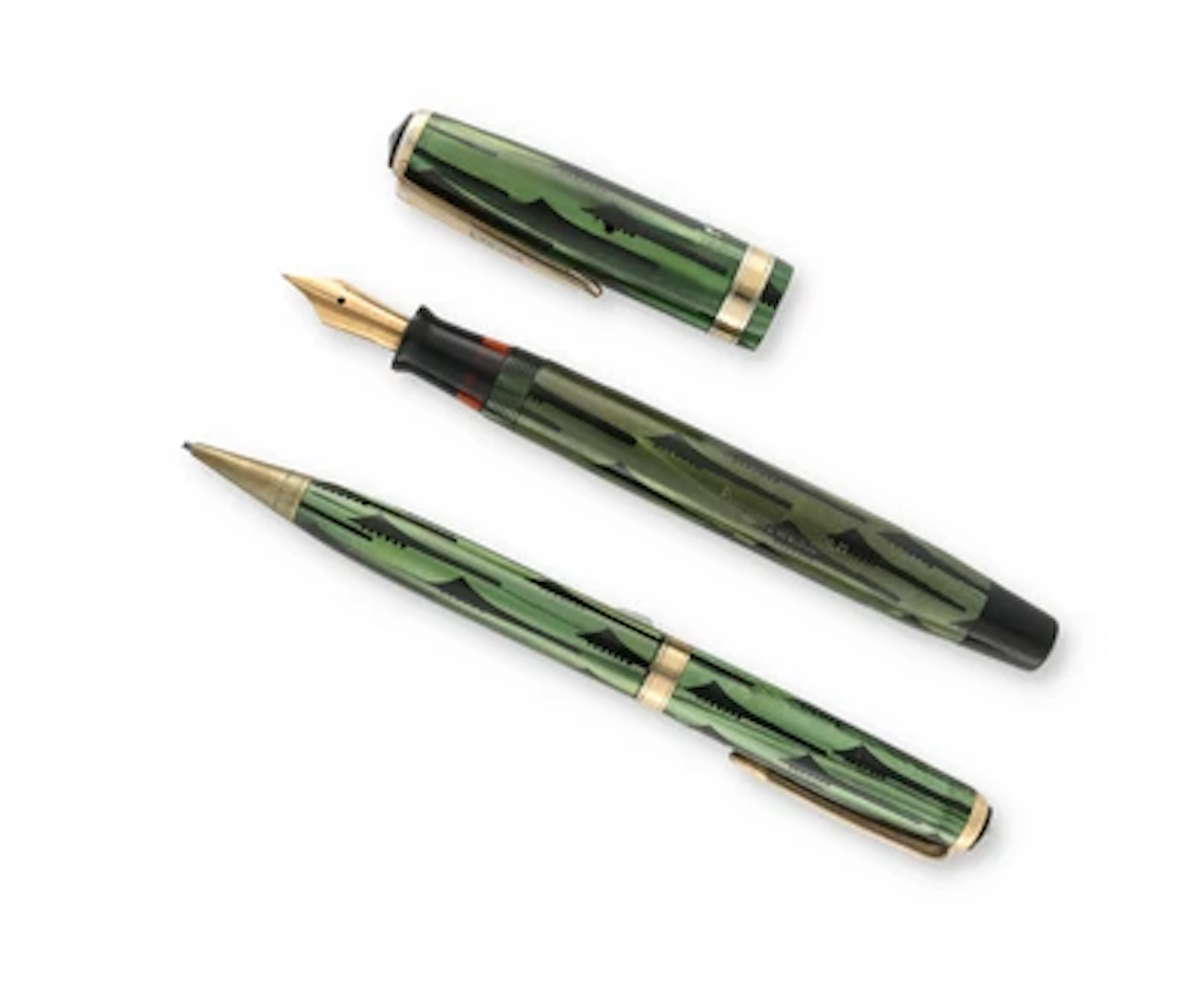 PARKER Duofold Füllfeder und Bleistift