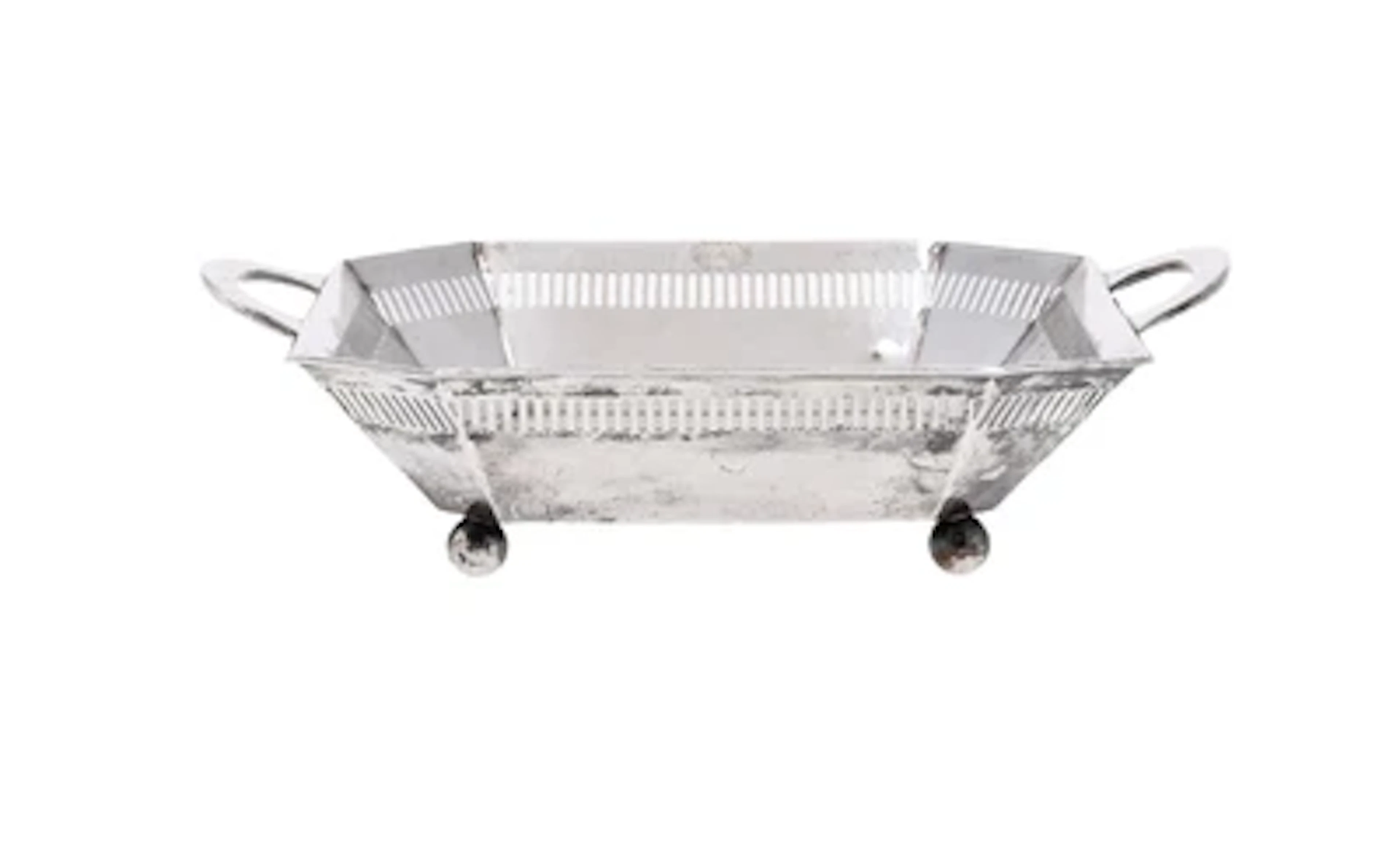 A silver handled bowl with openwork decoration, Vienna, until May 1922