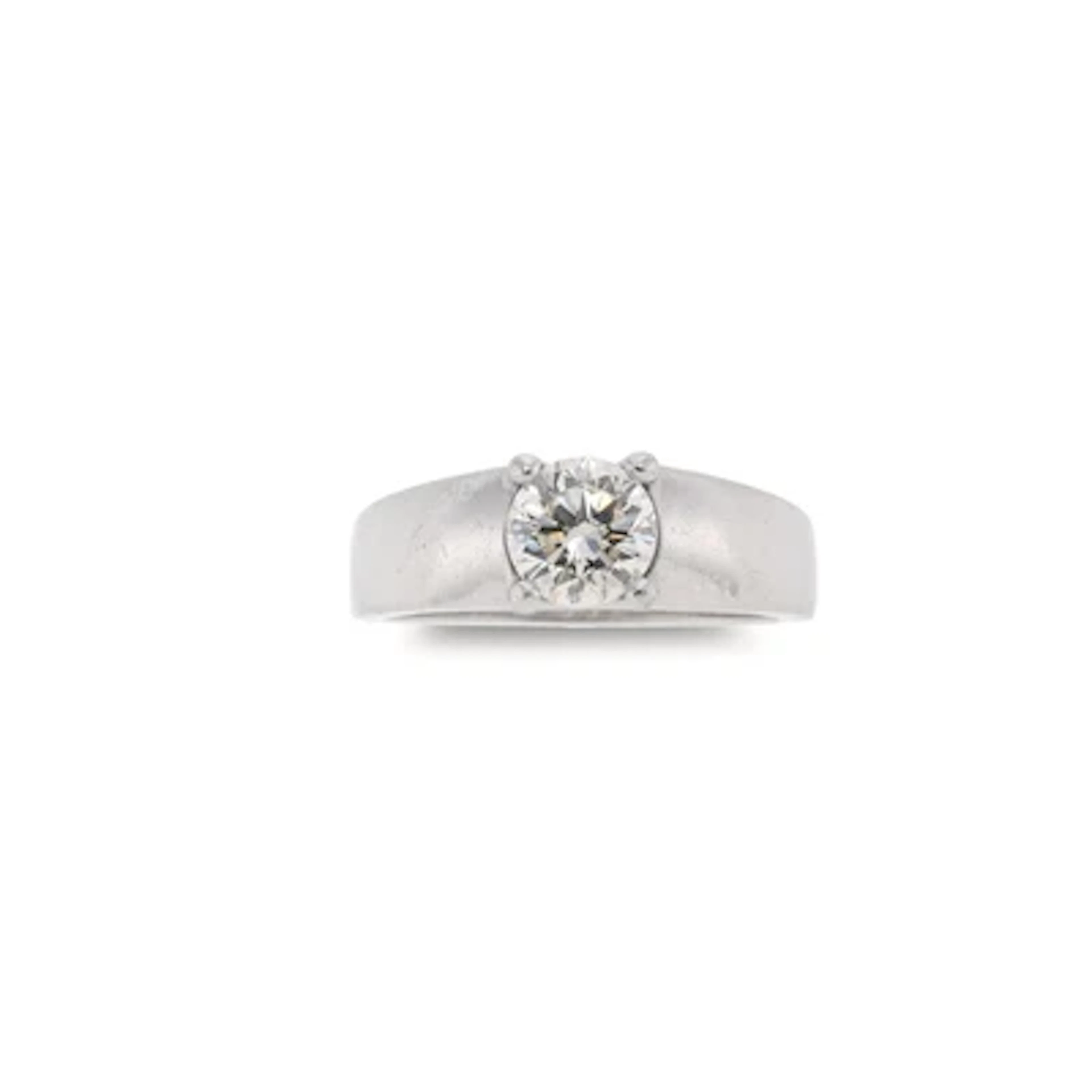 Bulgari brilliant-cut diamond solitaire ring 1.00 ct