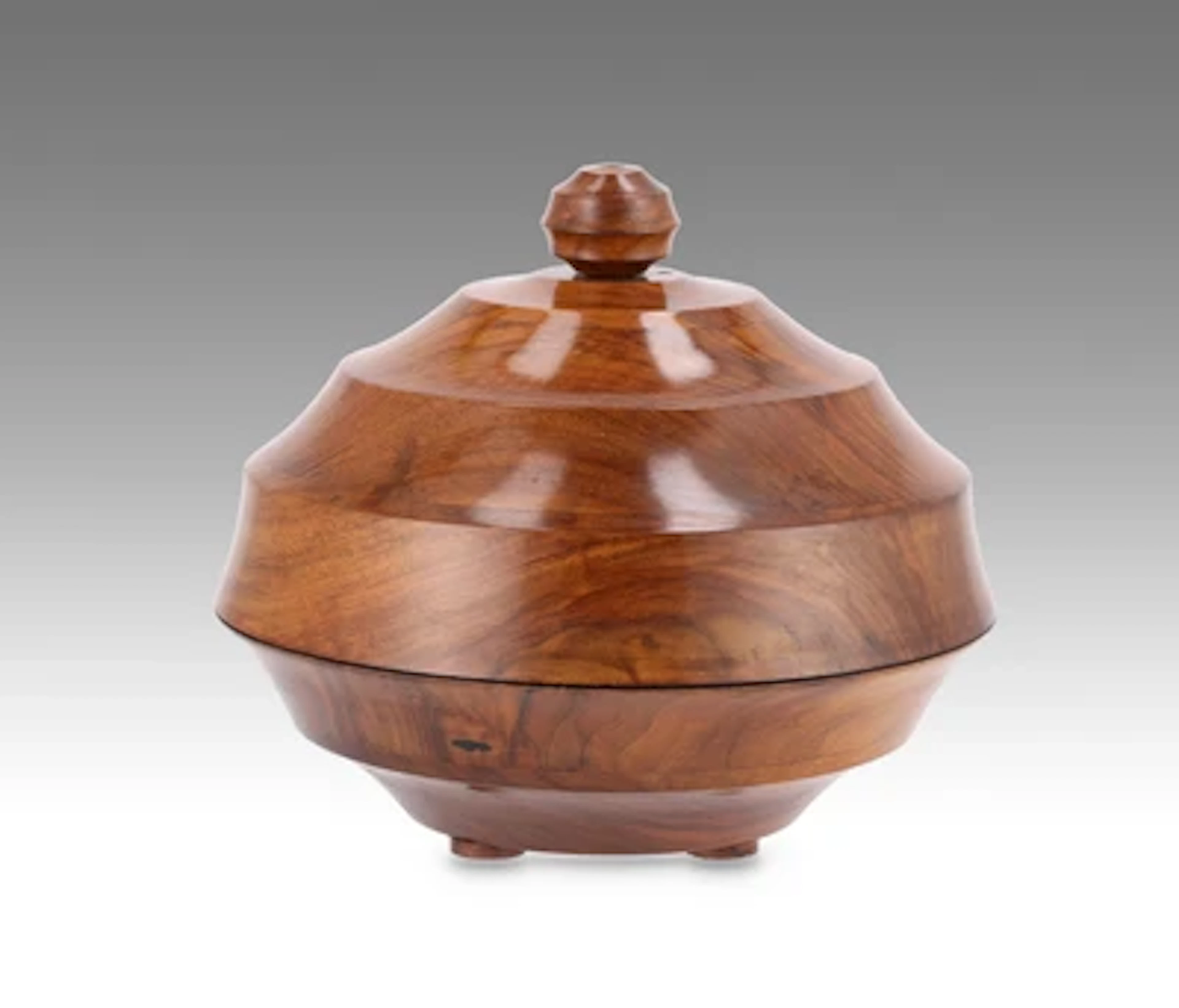 A covered box for a liqueur set, in the manner of Josef Hoffmann, c. 1920