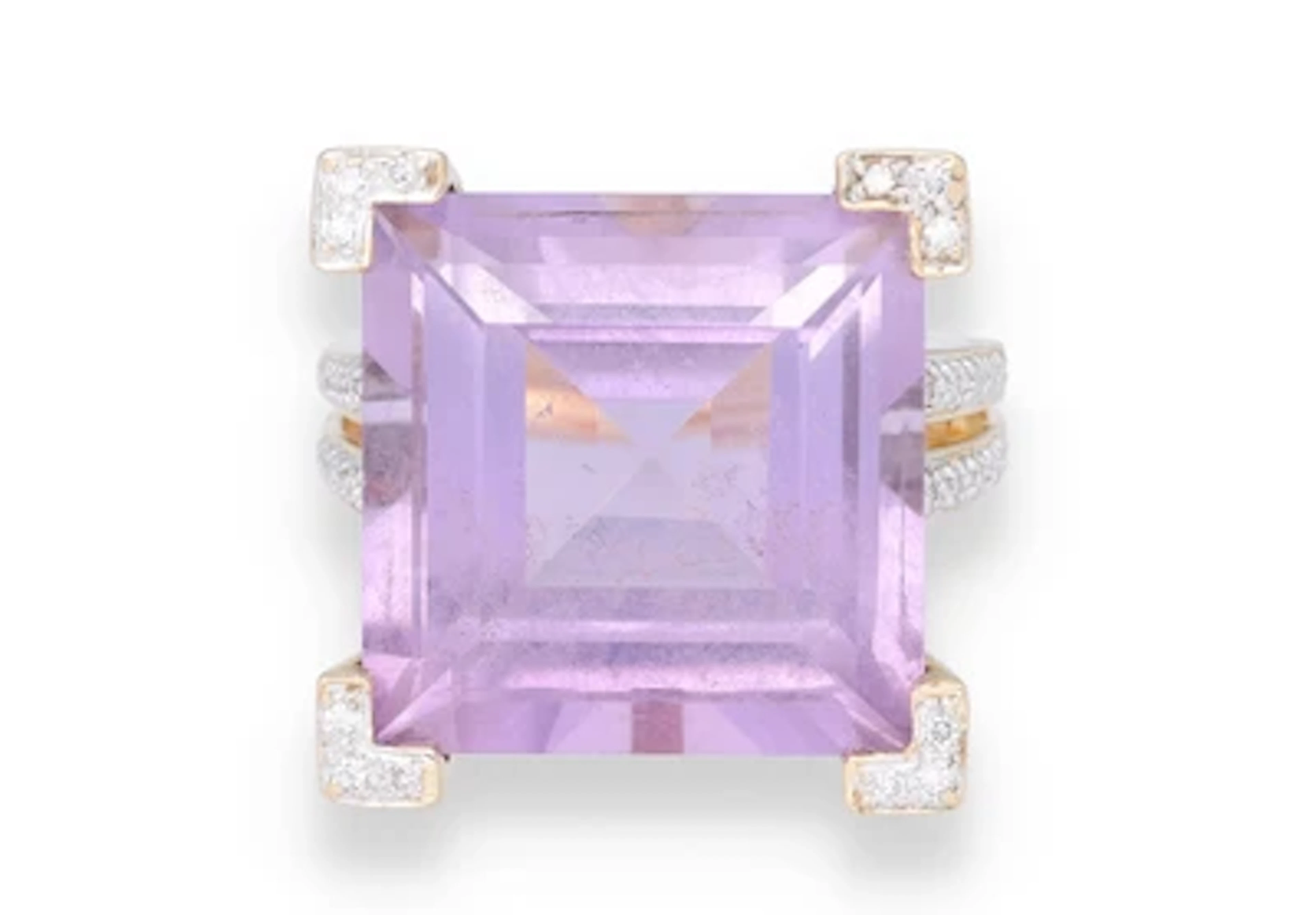 Brillant Amethystring