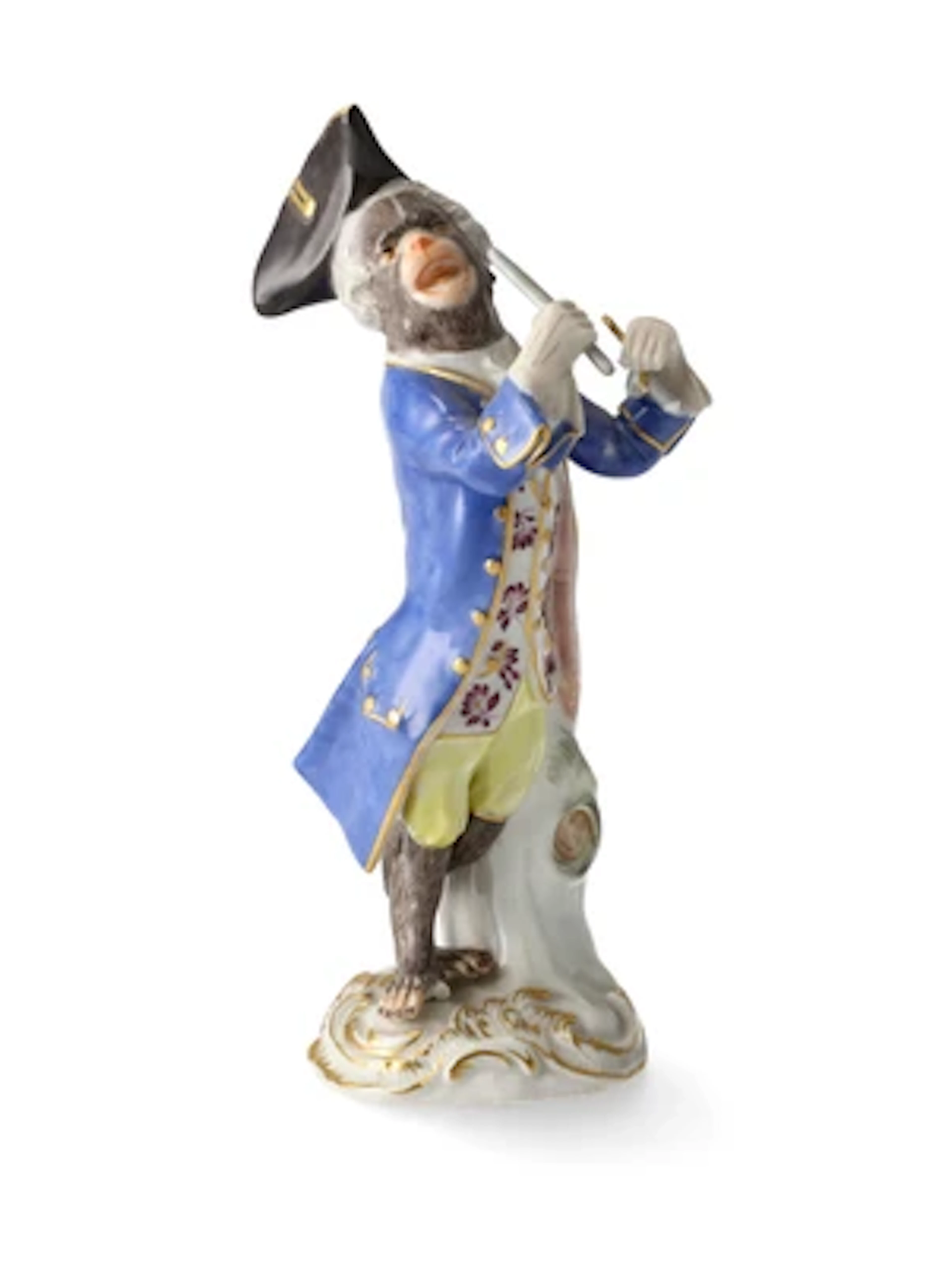 Affe als Triangelspieler, Meissen 1966