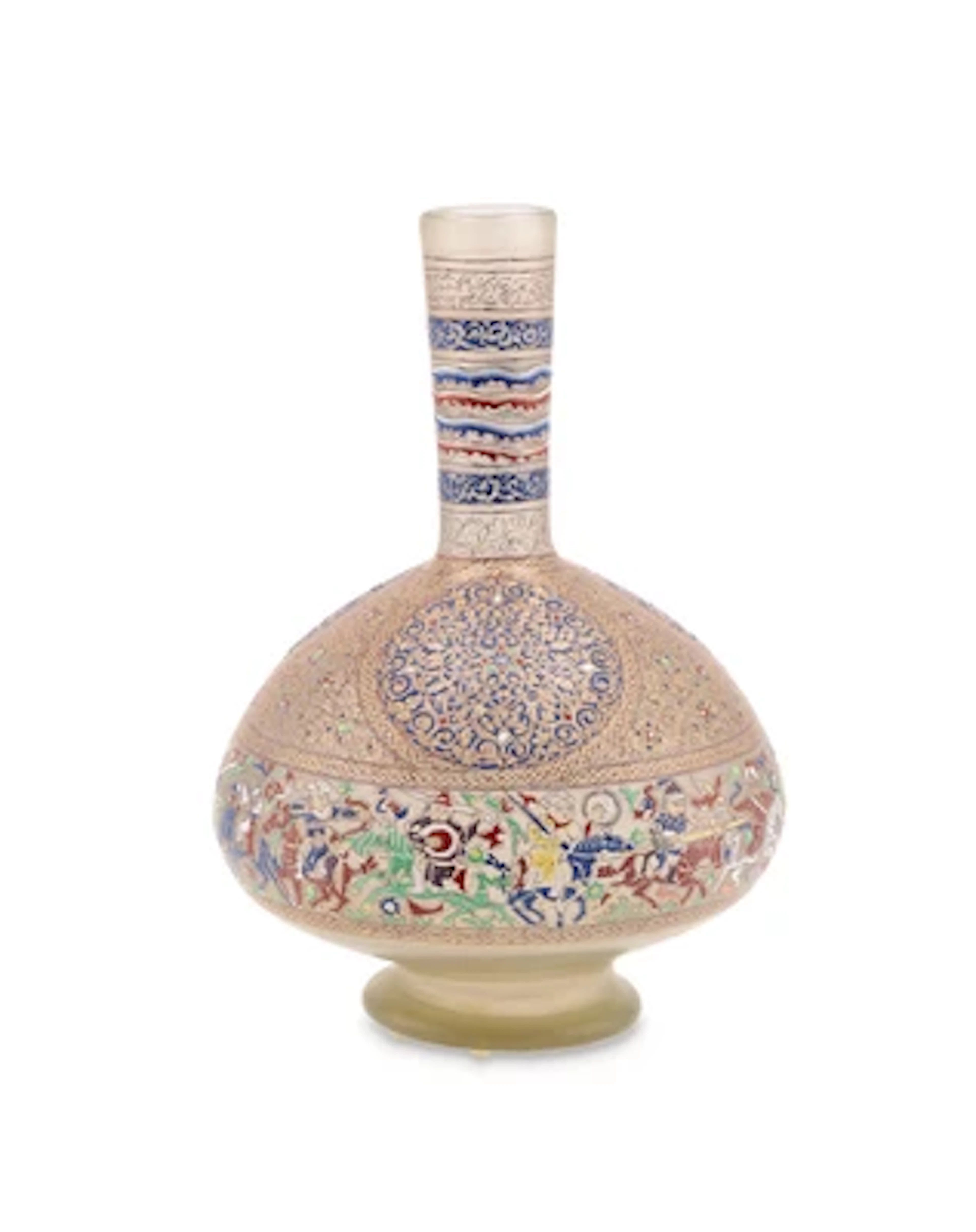 A Large Bottle after a 13th-Century Islamic Prototype, J. & L. Lobmeyr