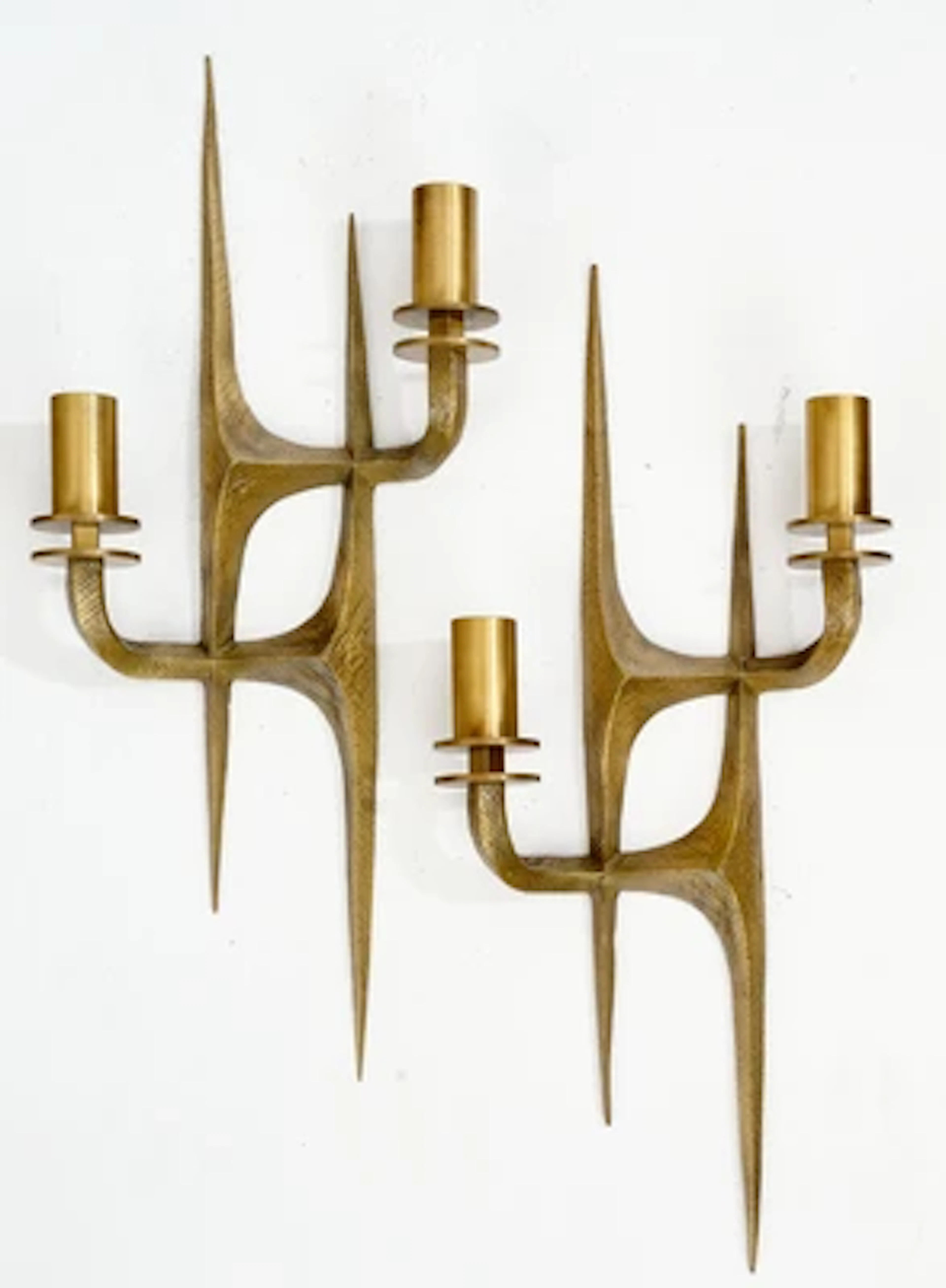 Zwei seltene Wandleuchten / Wandappliquen