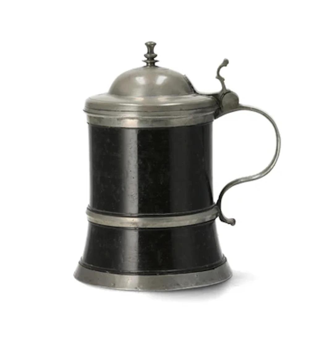 A Saxon Serpentine Tankard with Cover