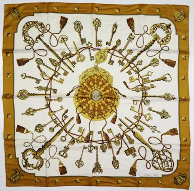 Hermès Tuch "Les clès"