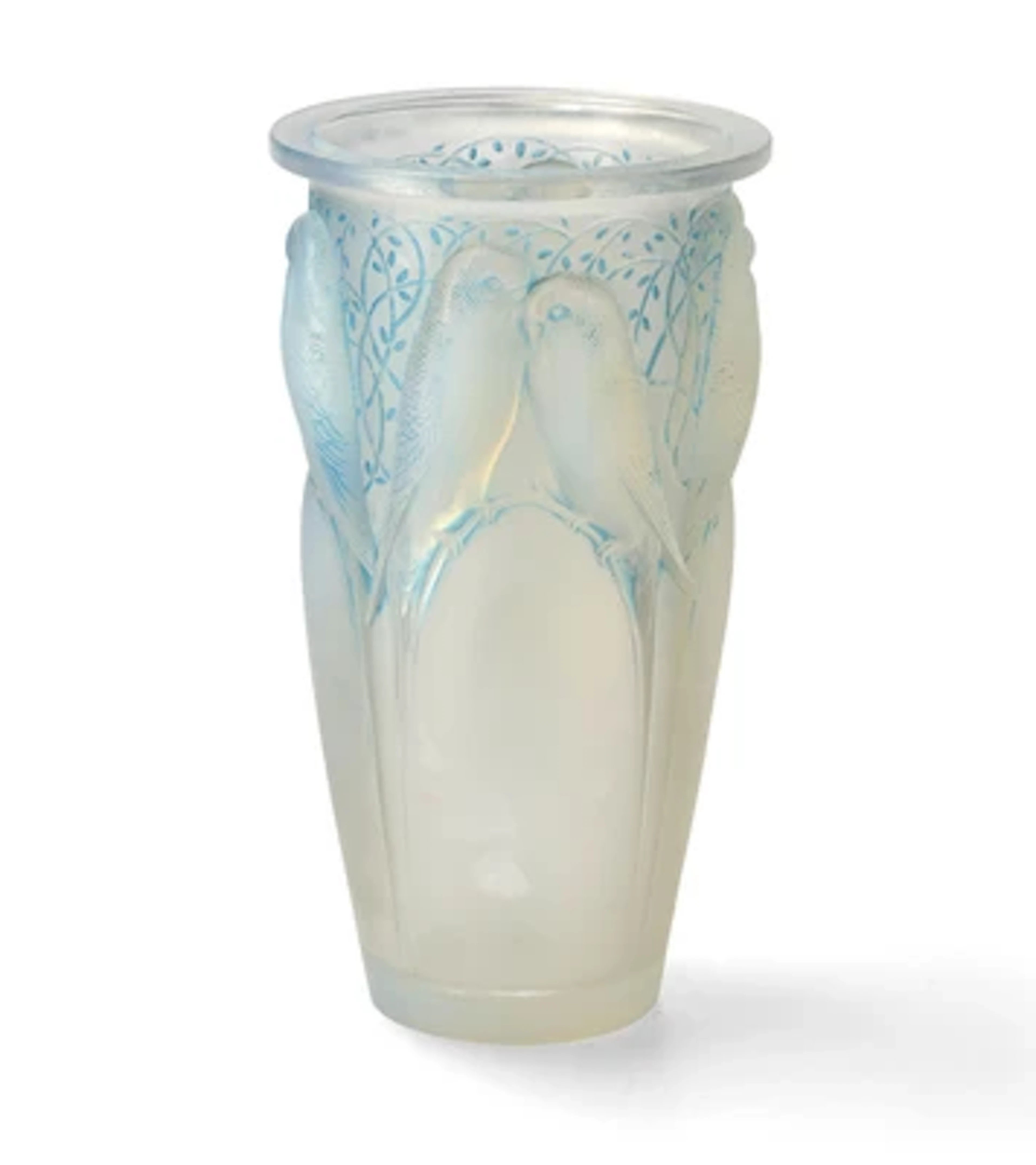 A "Ceylan" vase ("Huit perruches"), René Lalique, Wingen-sur-Moder