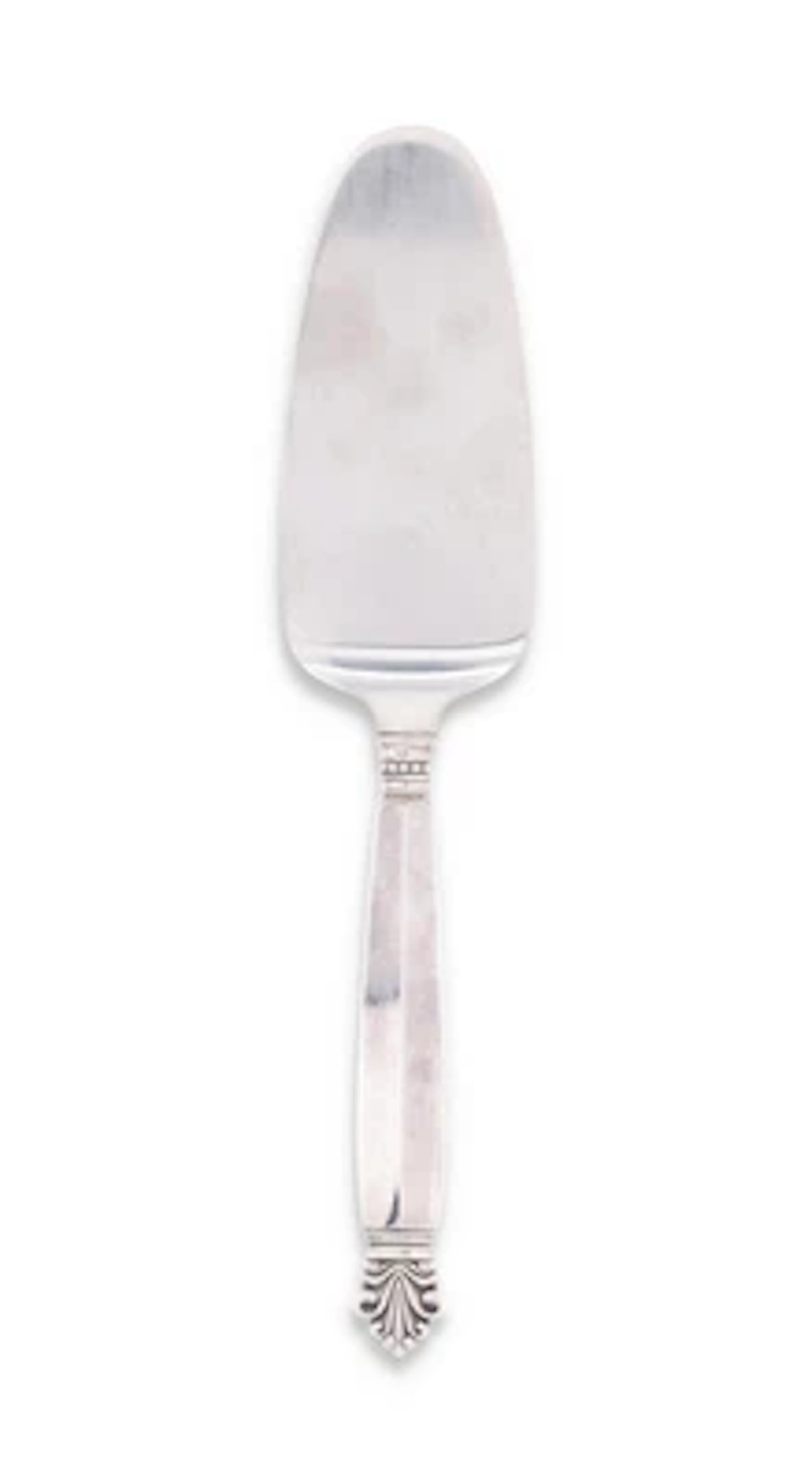 Johan Rohde, Tortenheber aus Sterlingsilber, Modell: "Acanthus", Entwurf: 1917, Ausführung: Georg Jensen, Kopenhagen, nach 1945
