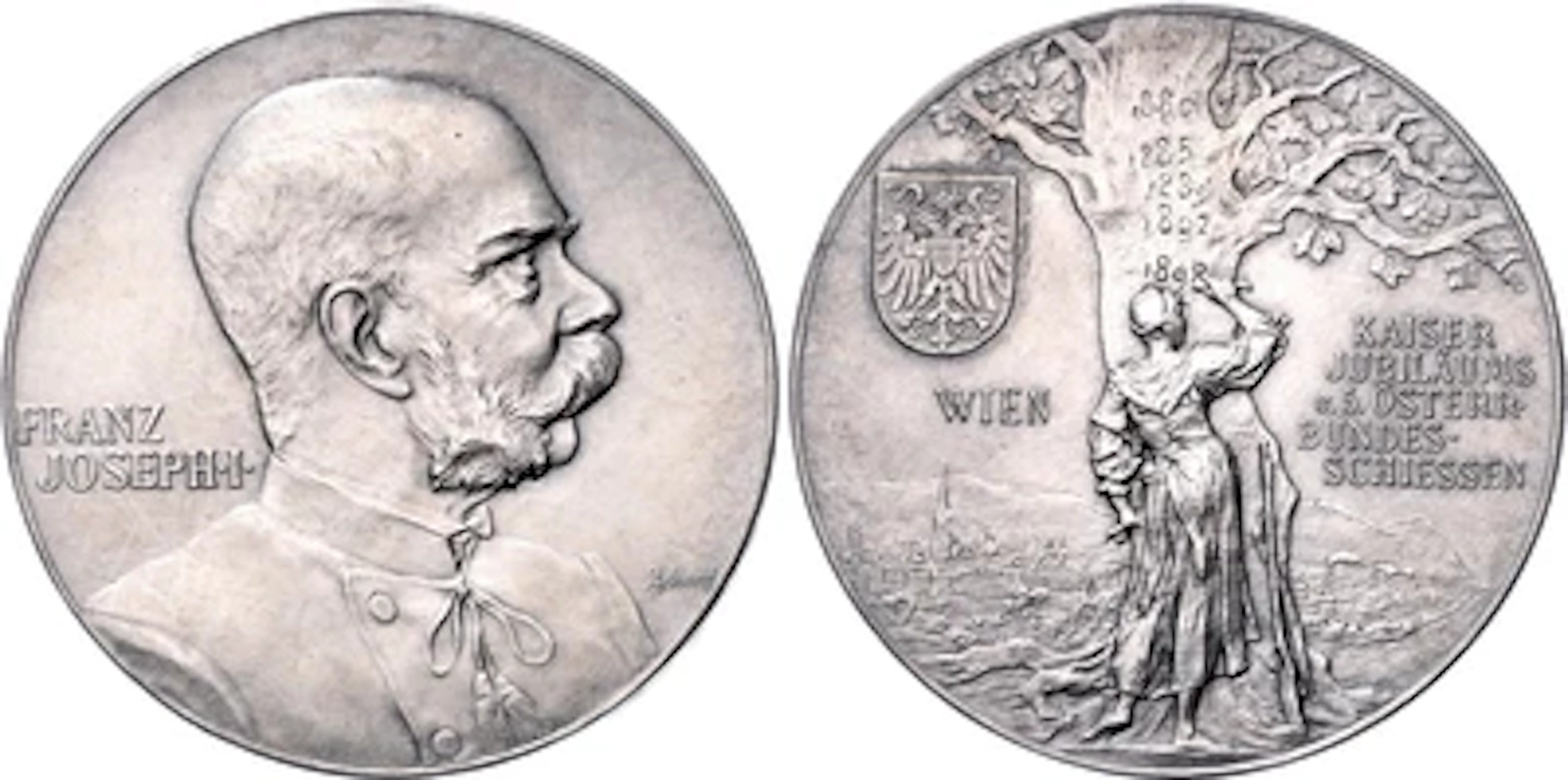 Wien, Kaiserjubiläums- und 5. österreichisches Bundesschießen vom