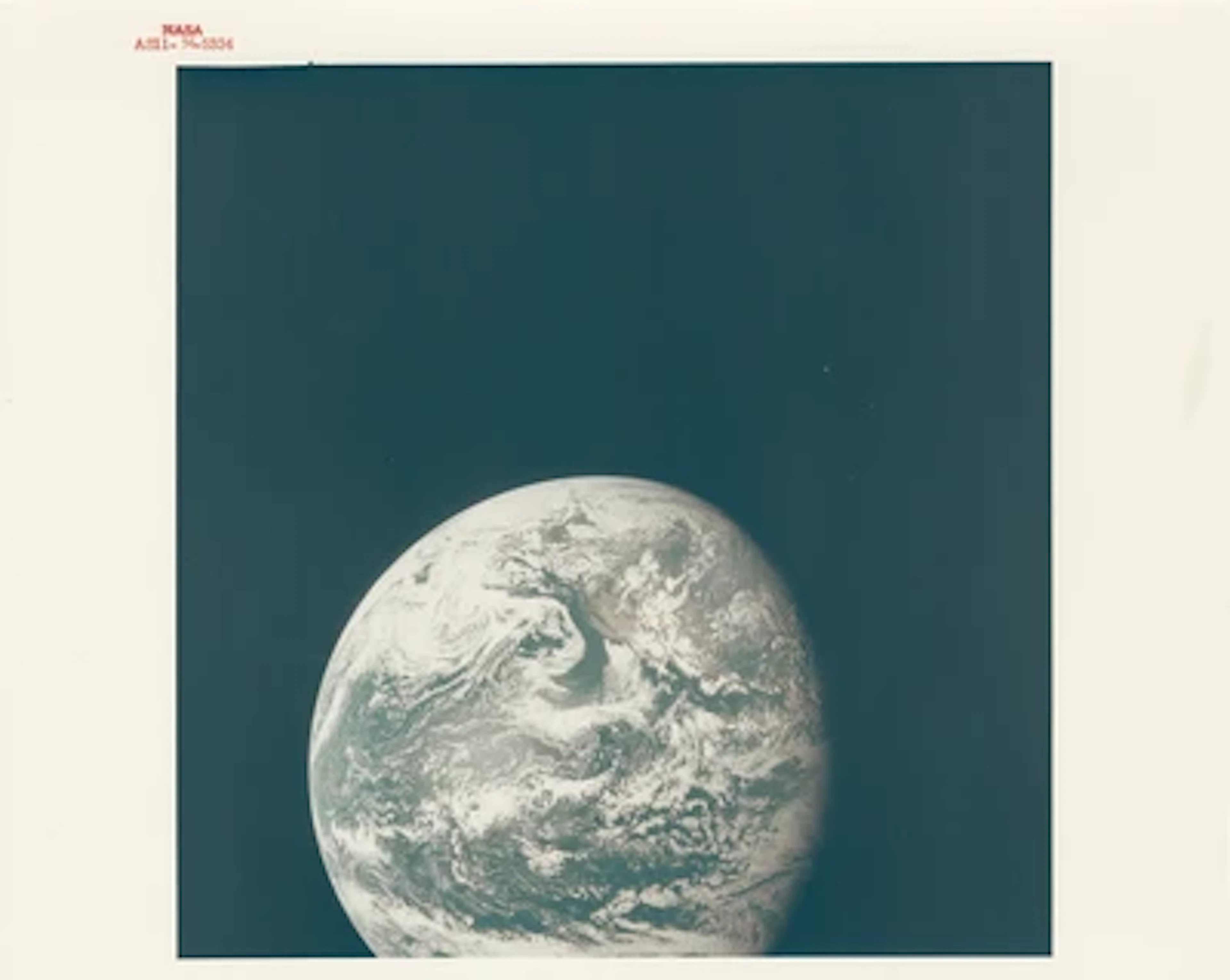 APOLLO 11 - Earth Seen by the First Crew Bound for Another World