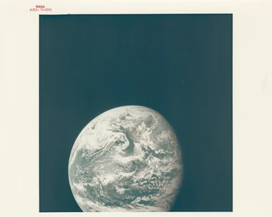 APOLLO 11 - Earth Seen by the First Crew Bound for Another World