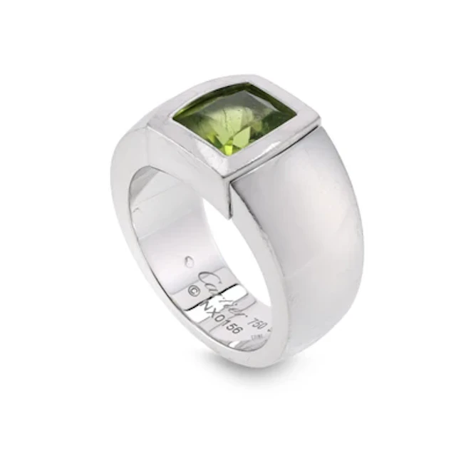 Cartier peridot ring
