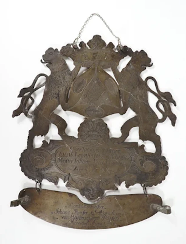 Barockes Zunftschild, Baden-Württemberg, datiert 1749
