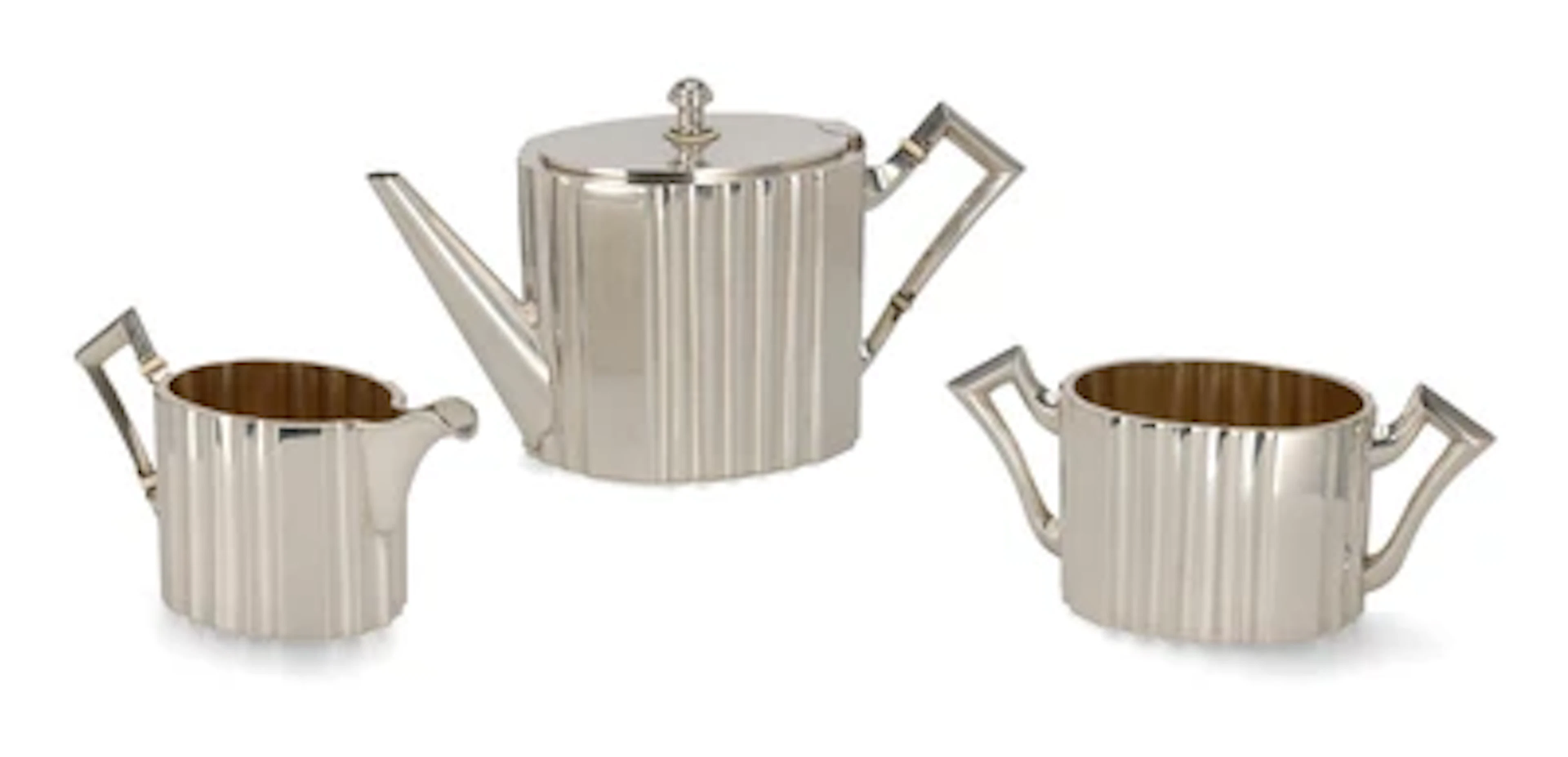 A three-piece silver service, Vienna, by May 1922