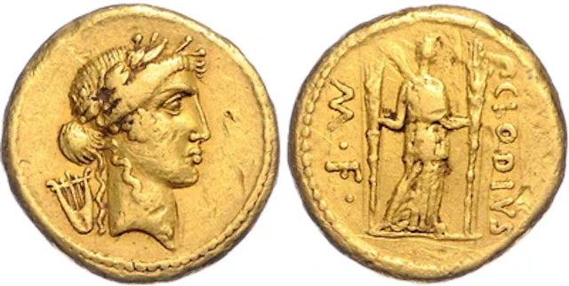 P. Clodius M. f. Turrinus Gold