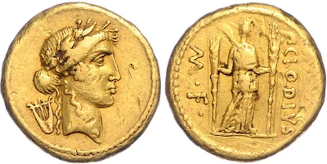 P. Clodius M. f. Turrinus Gold