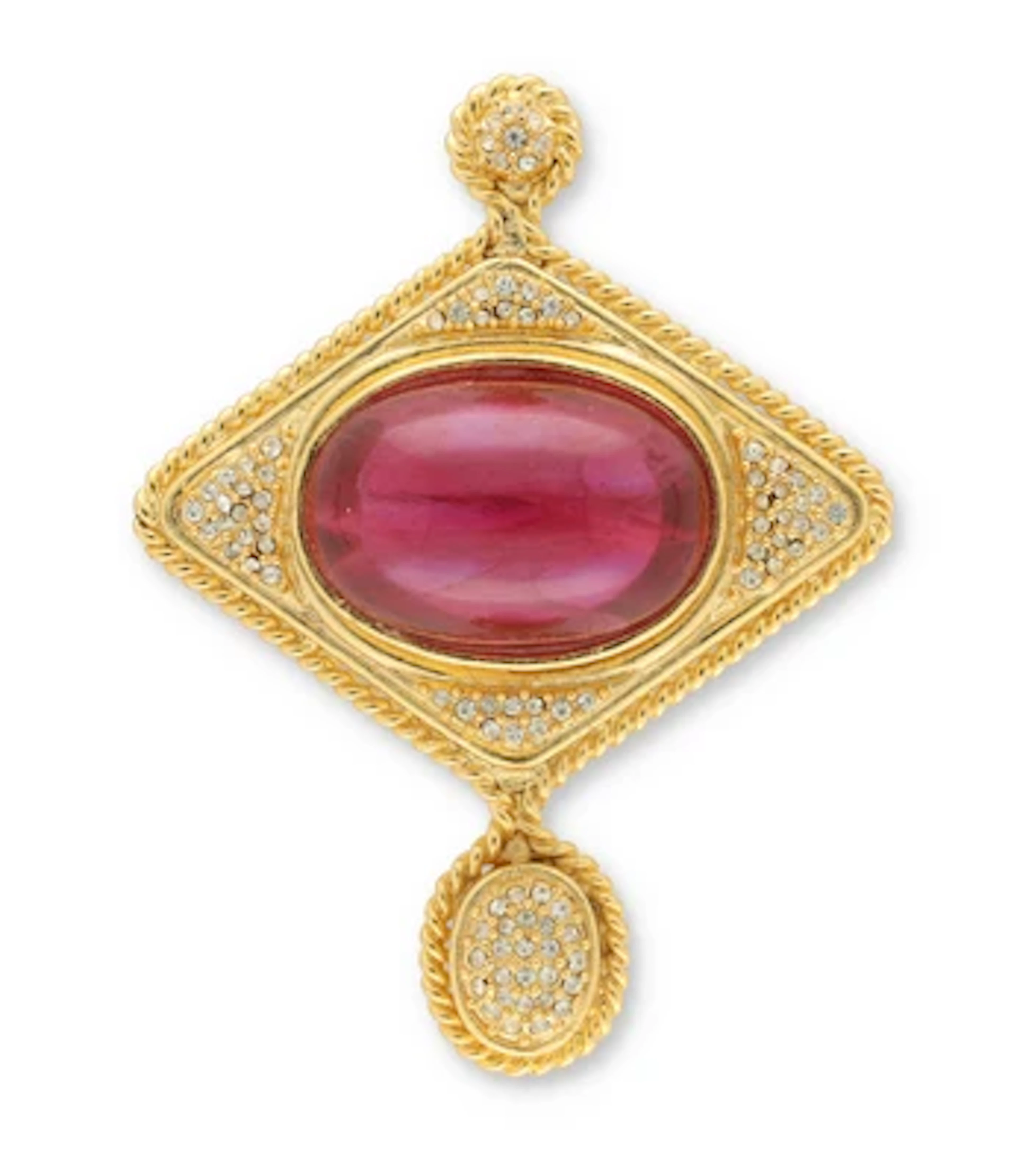 Bijoux Christian Dior Brosche, 1972