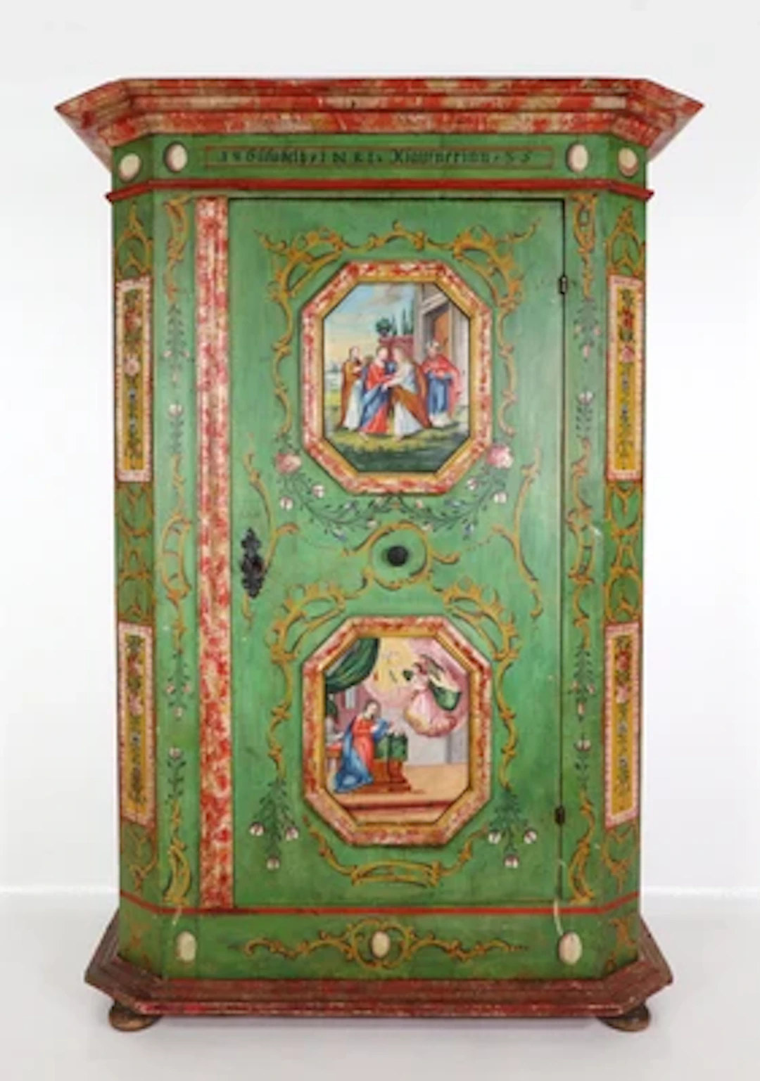 Zillertaler Schrank, datiert 1835