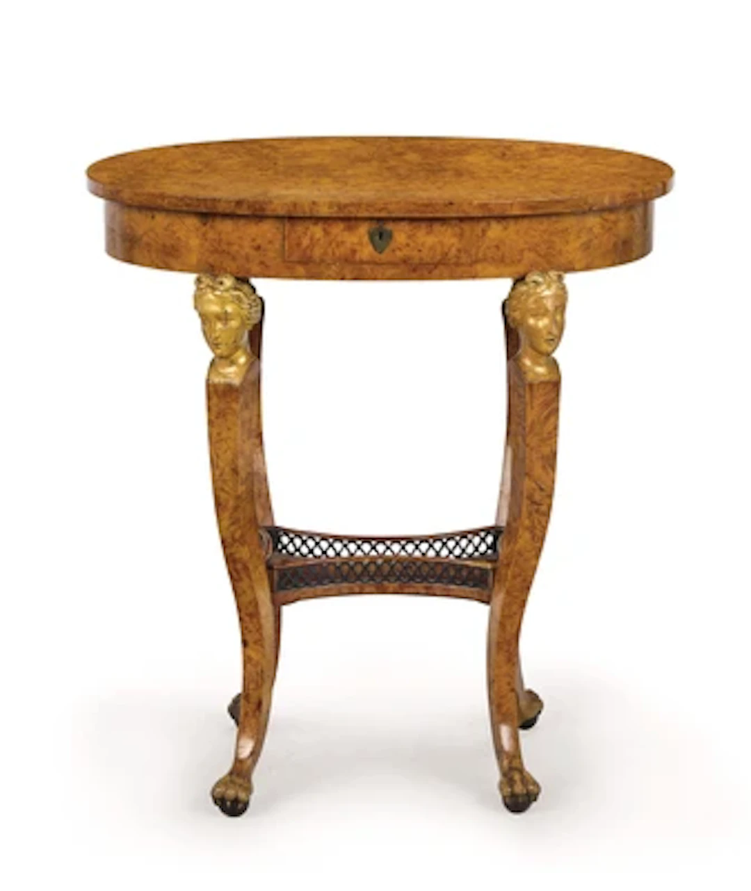 An Oval Early Biedermeier Table
