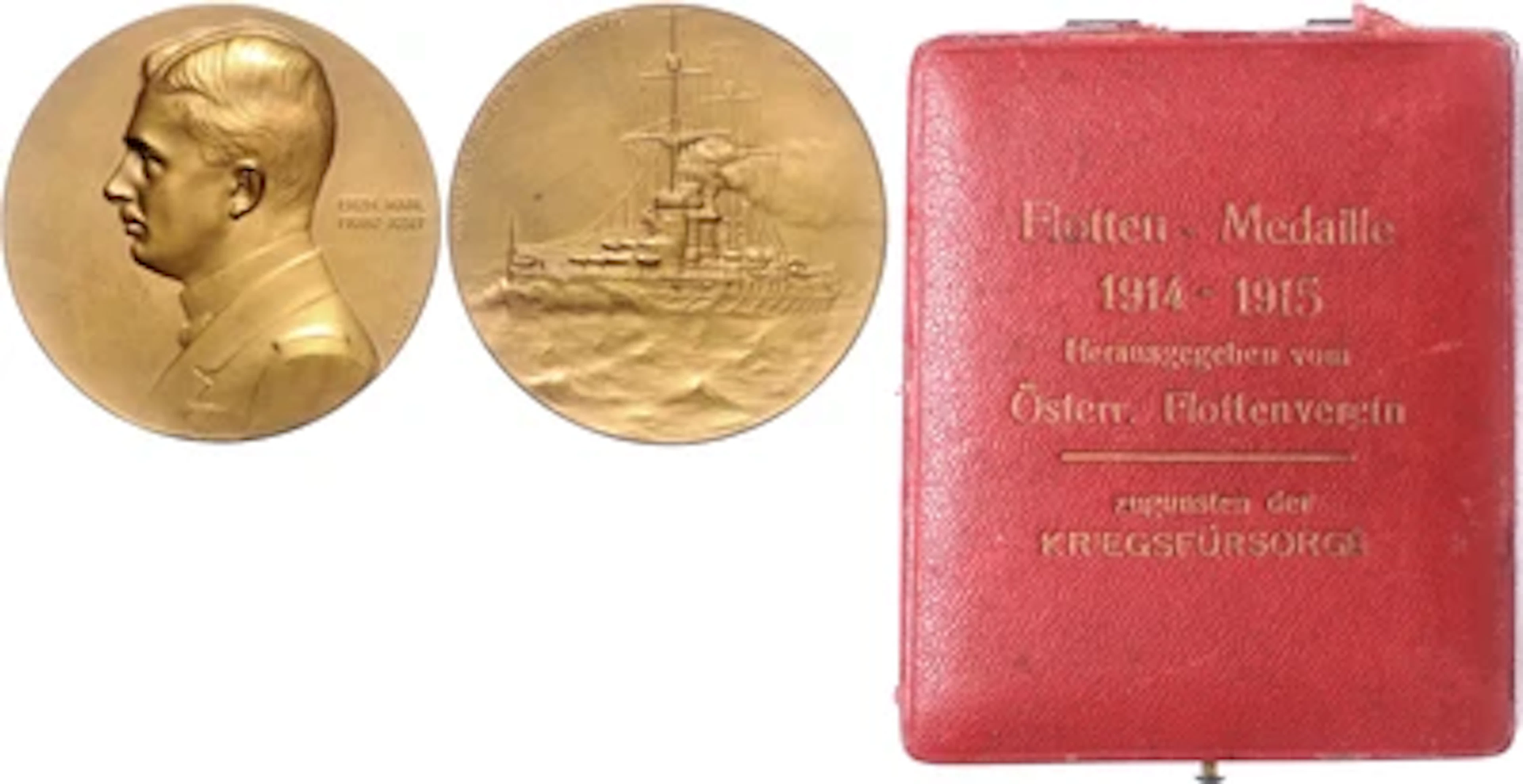 Flottenmedaille des Flottenvereins zugunsten der Kreigsfürsorge