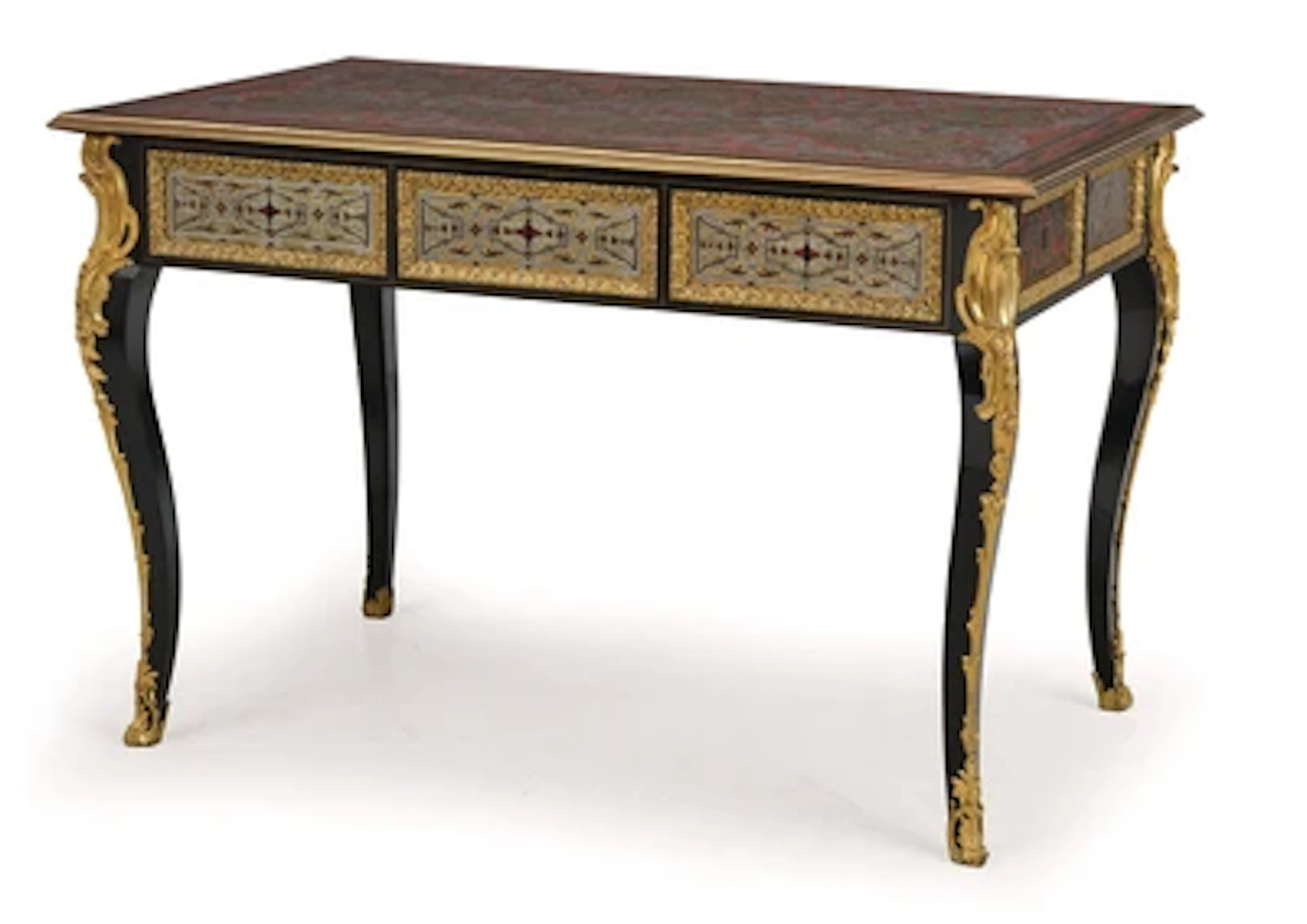 A Decorative Napoleon III Boulle Writing Desk