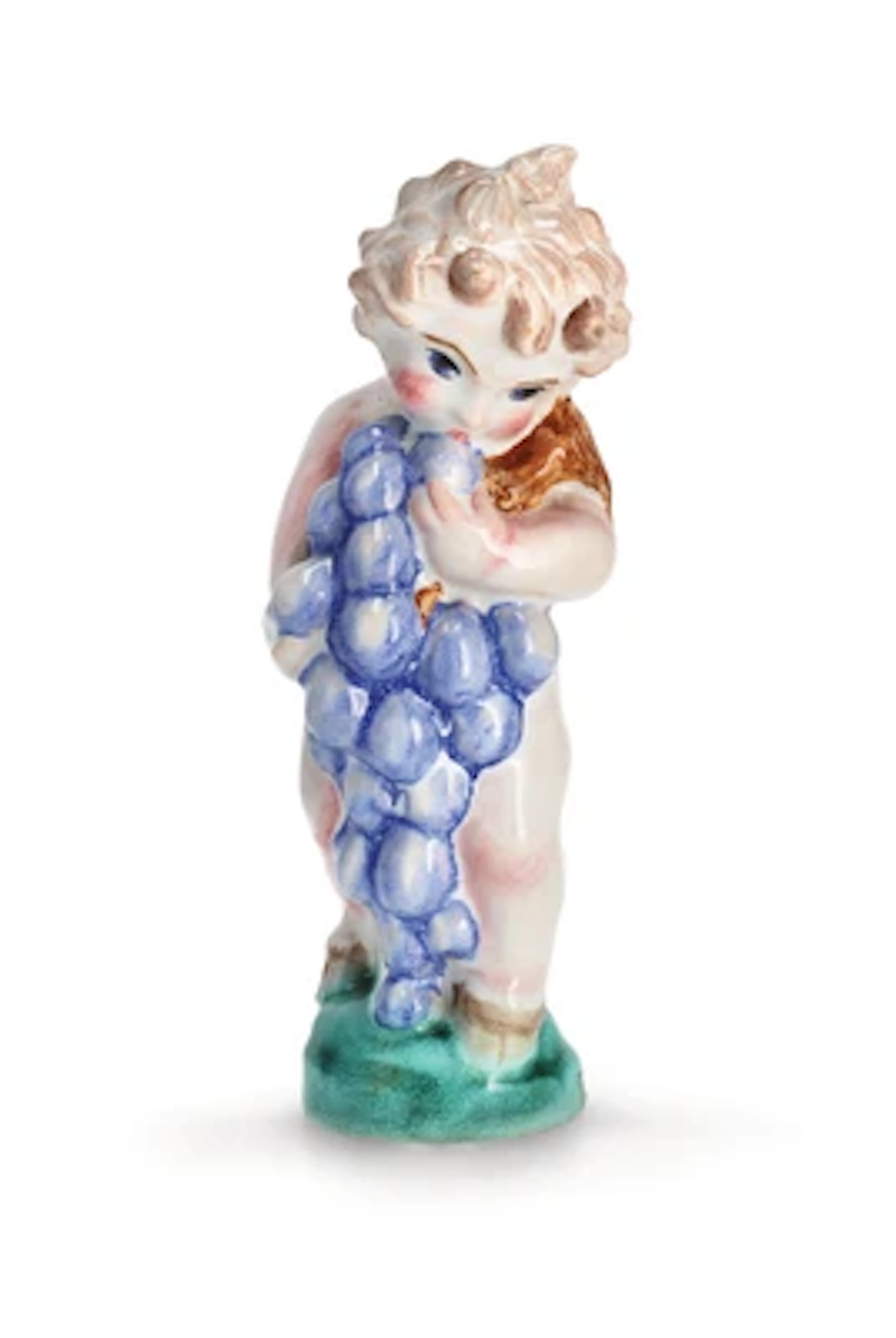 Putto mit Trauben (Herbst), Michael Powolny zugeschrieben, Modellnummer: