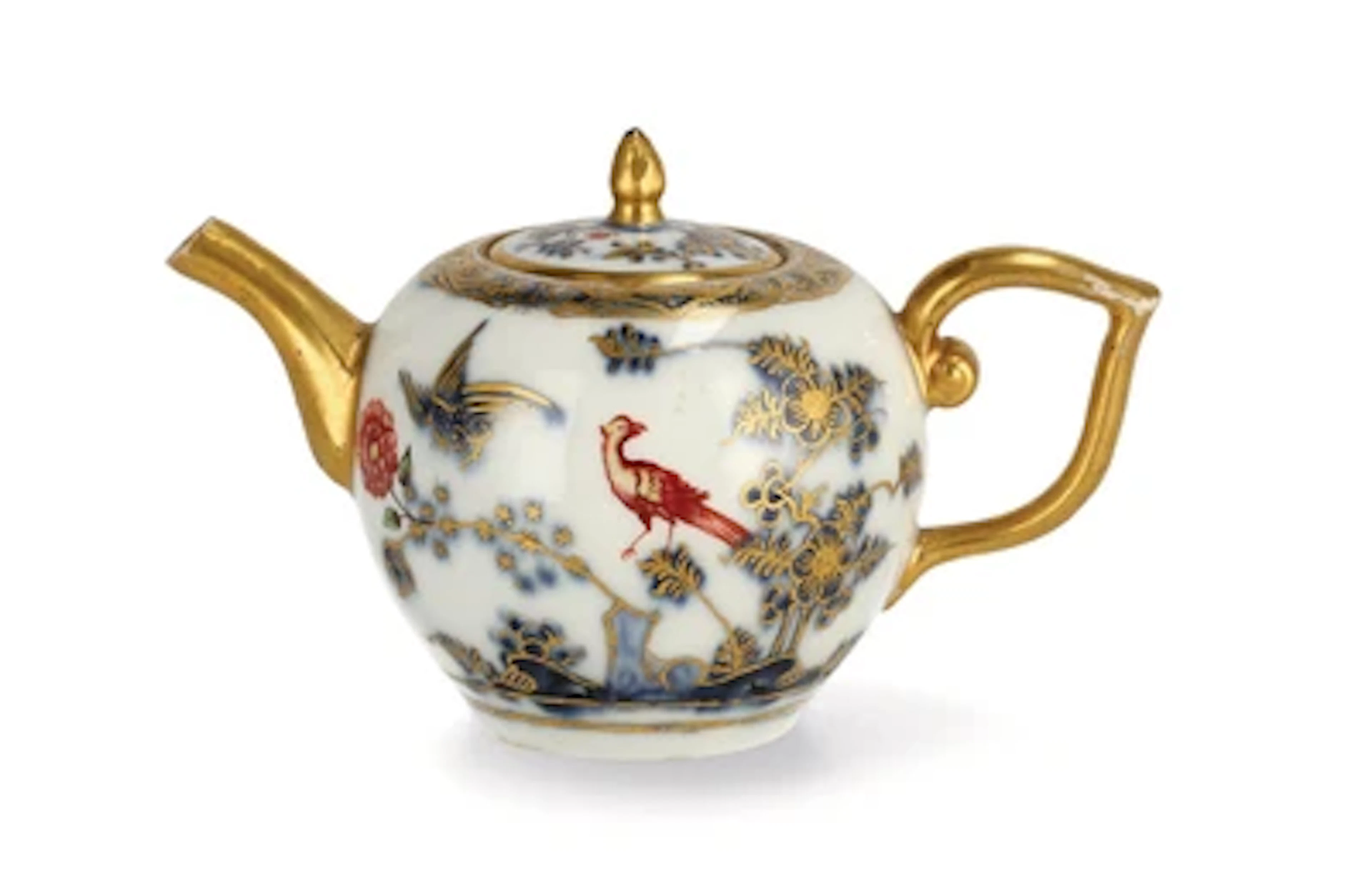 A Small Teapot, Meissen, c. 1730