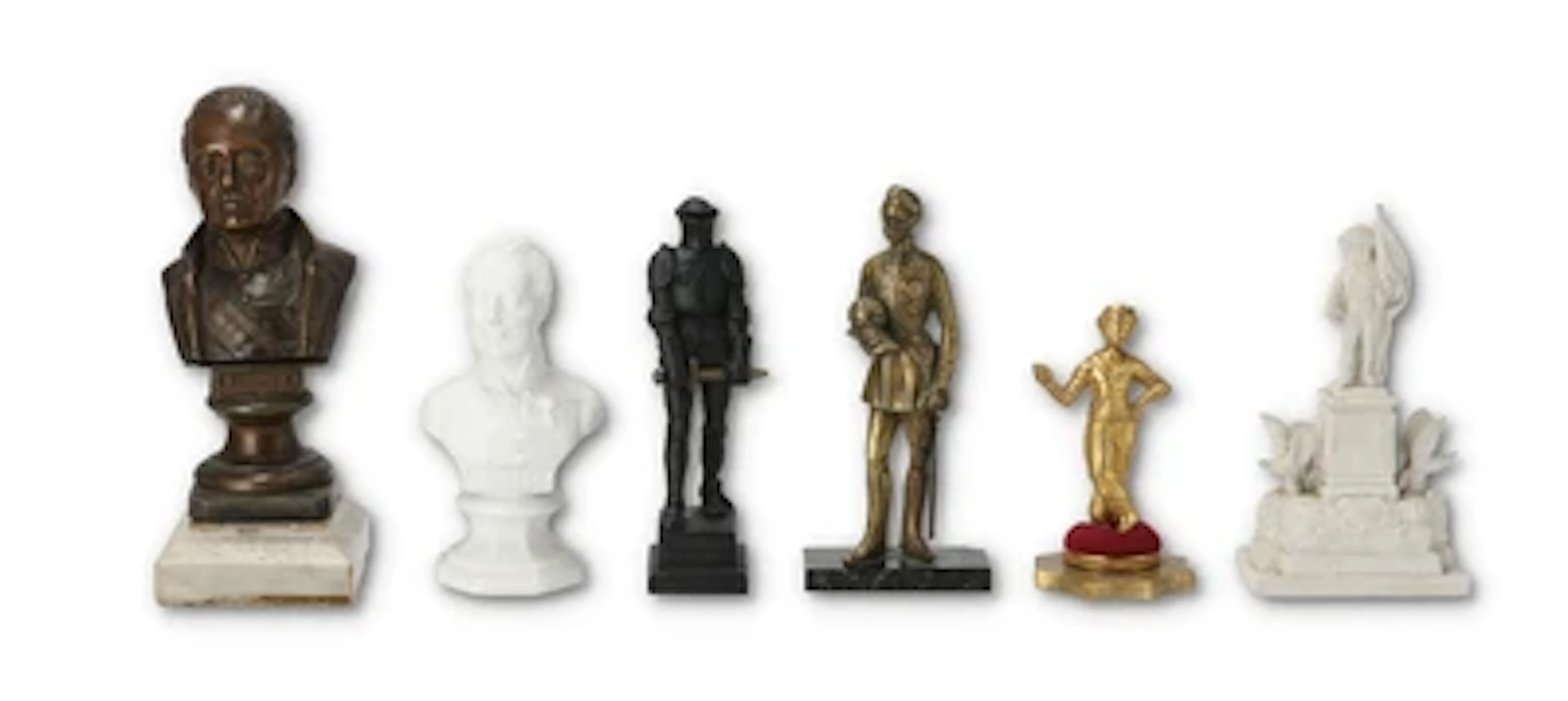 K. k. Armee - Generalität: Konvolut von 2 Büsten und einer Figurine