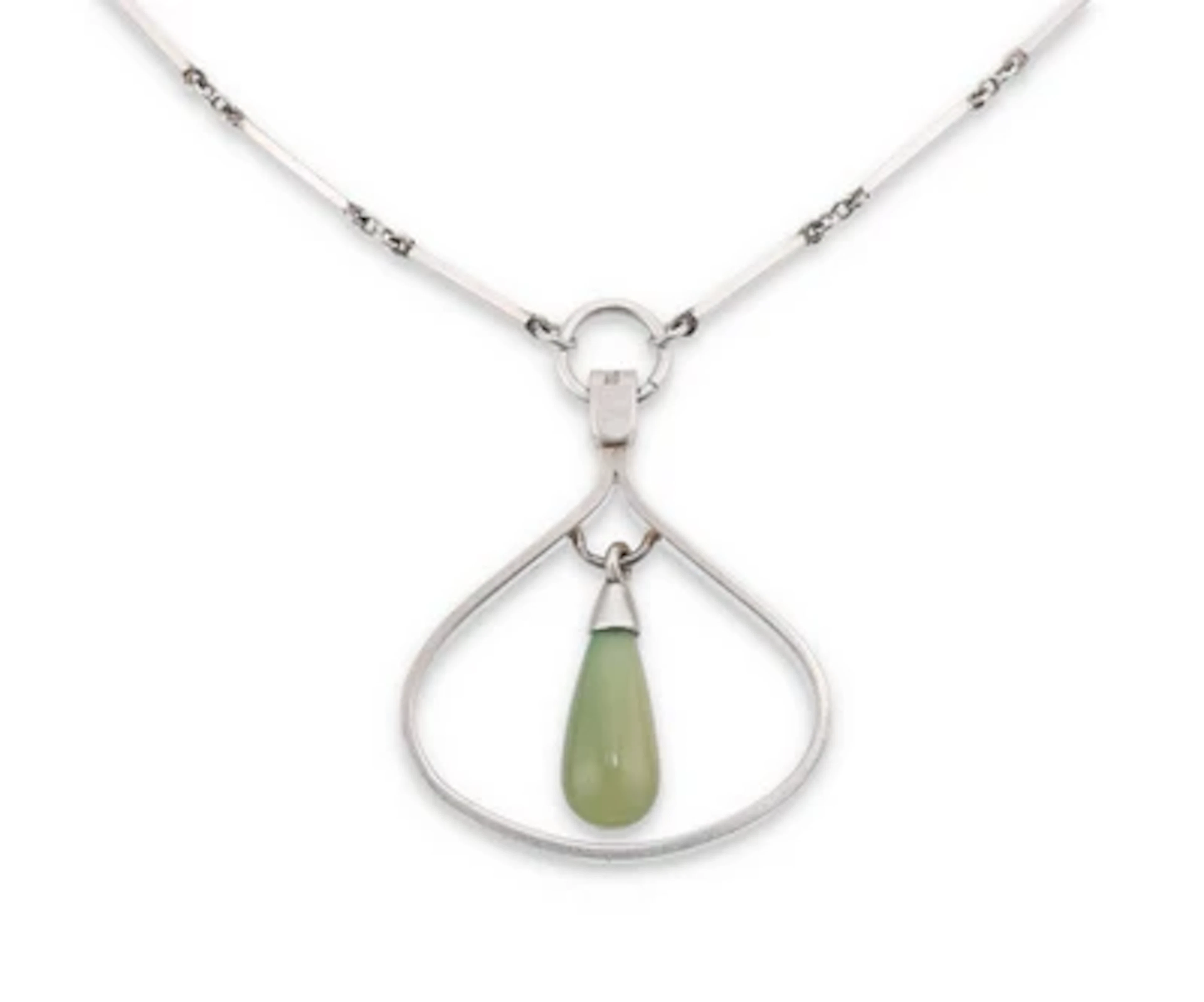 A sterling silver necklace with agate, Hedbergs Guld & Boetttverkstad
