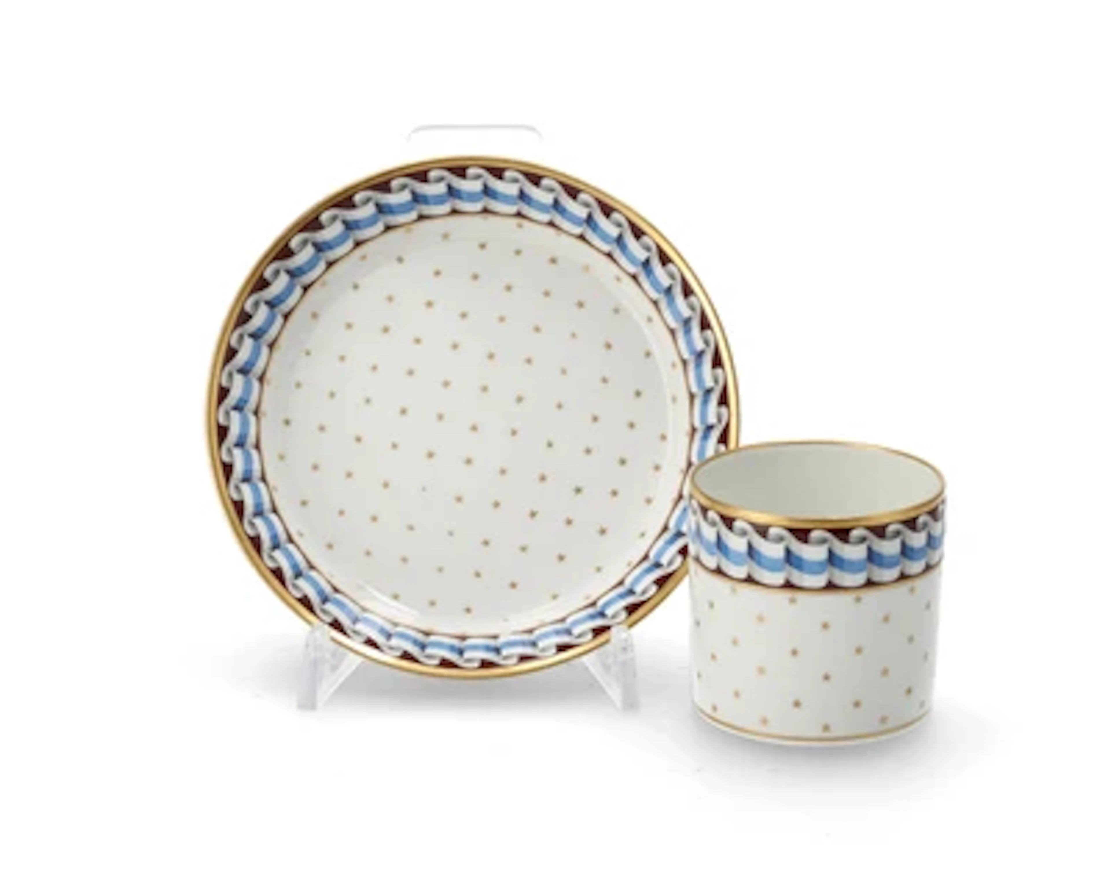 Tasse mit Untertasse, Kaiserliche Porzellanmanufaktur, Wien 1795, Sorgenthal Periode,