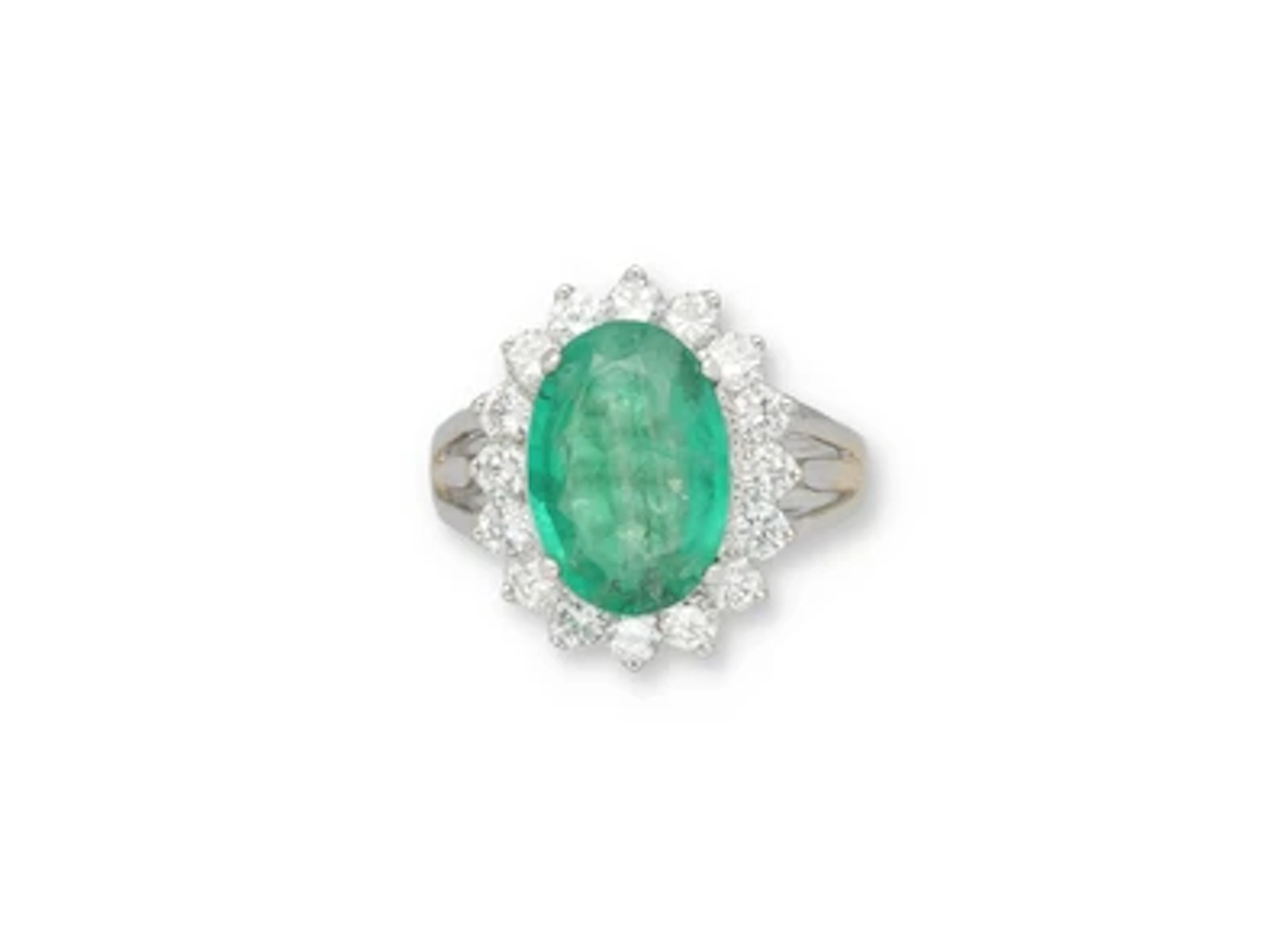 Brillant Smaragd Ring