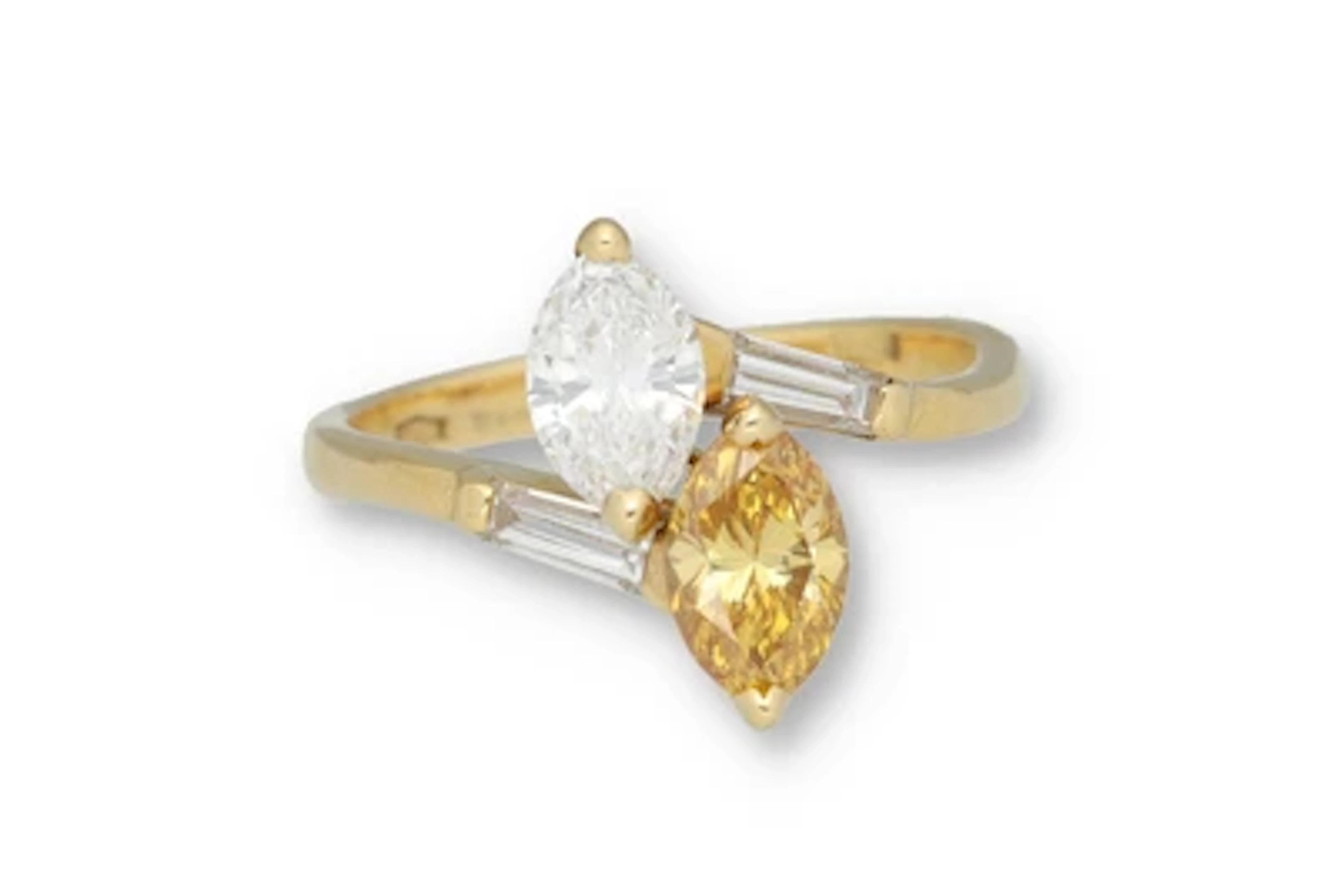 Diamantring zus. ca. 2 ct