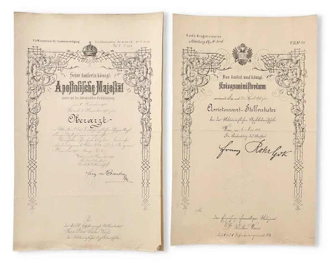 K. u. k. Arme - Ephemera, Papierkonvolut