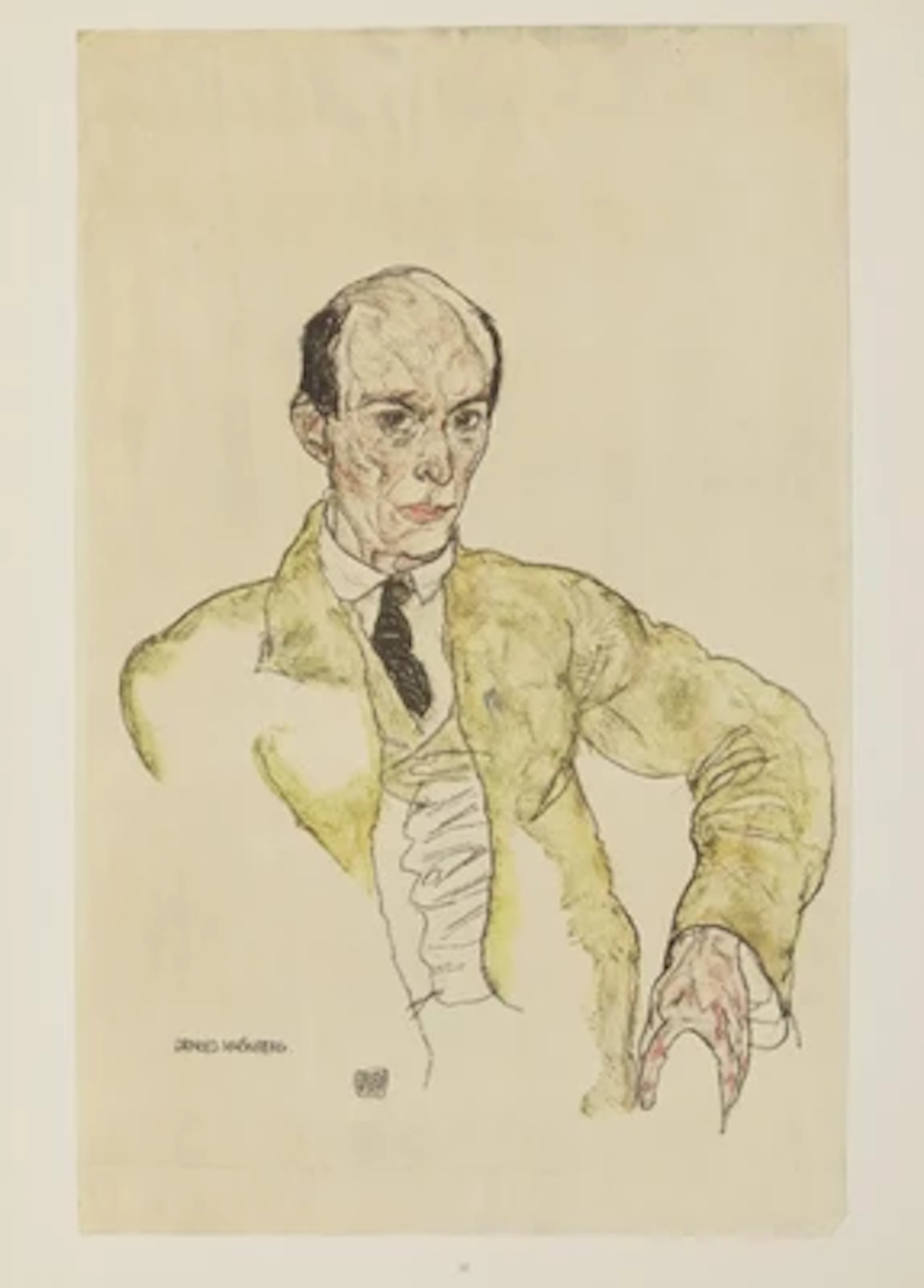 EGON SCHIELE - AQUARELE UND ZEICHNUNGEN.