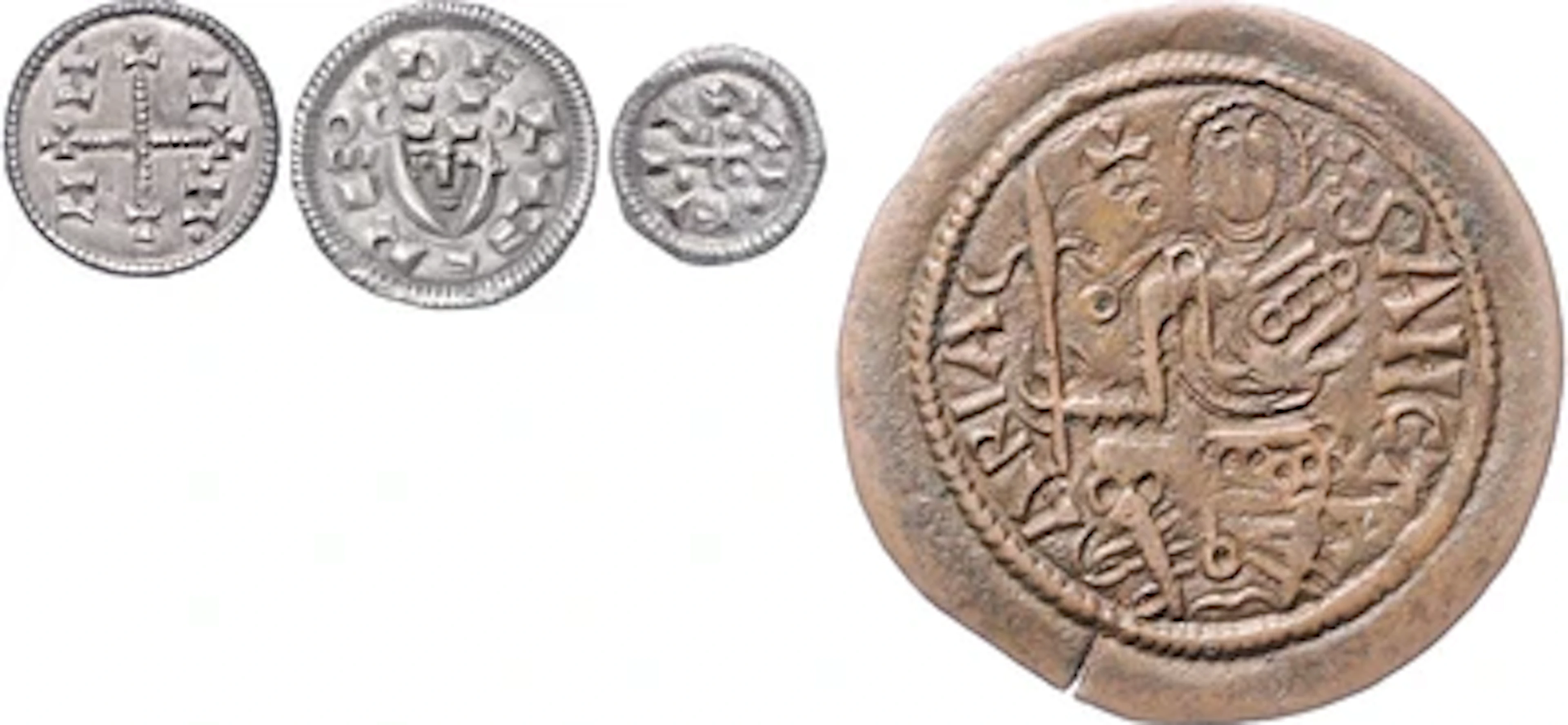 Ungarn, Bela II. 1131-1141, Bela III. 1172-1196 sowie unbeschriftete