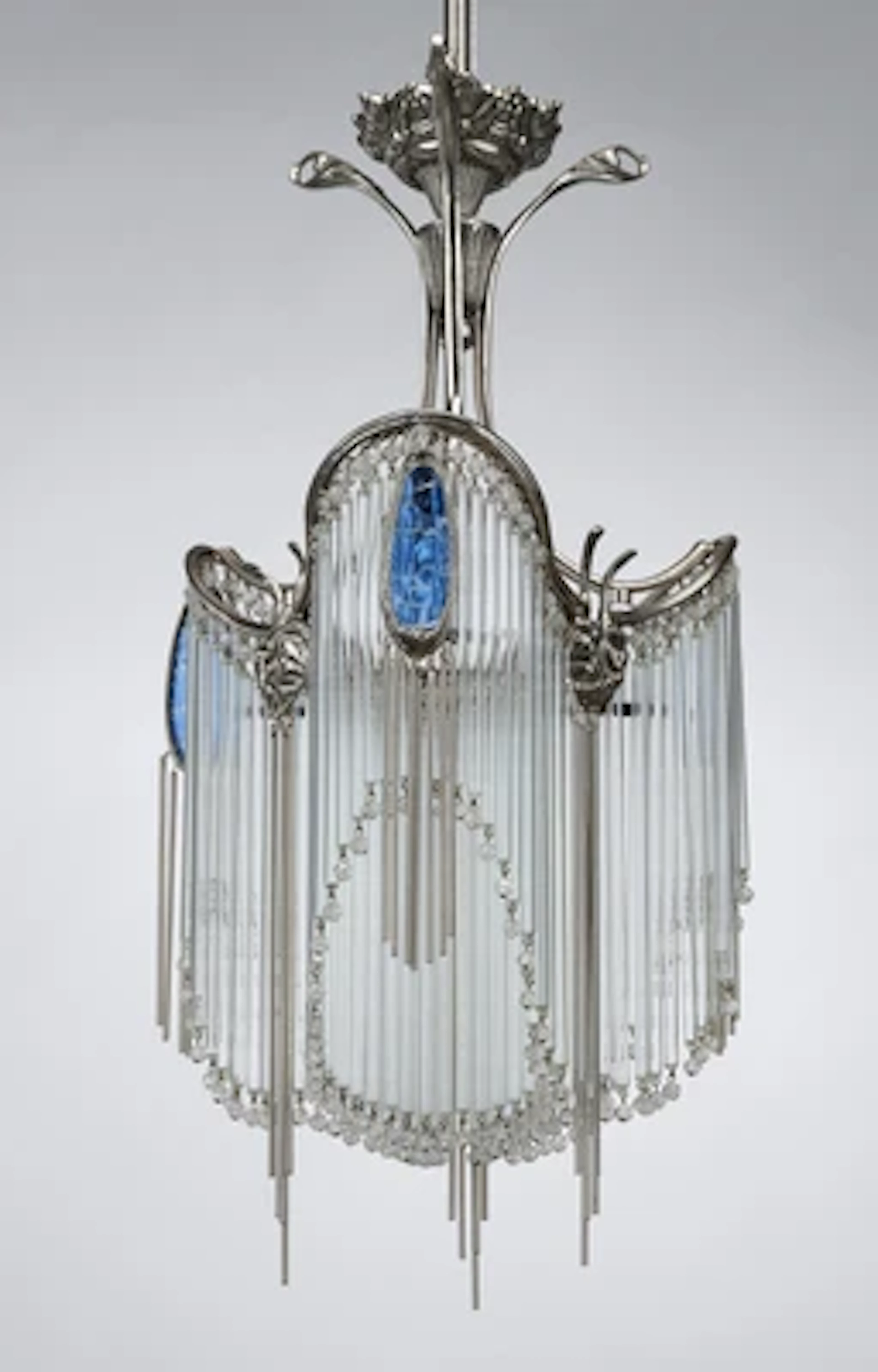 A chandelier, draft variant after Hector Guimard, Paris, c. 1900