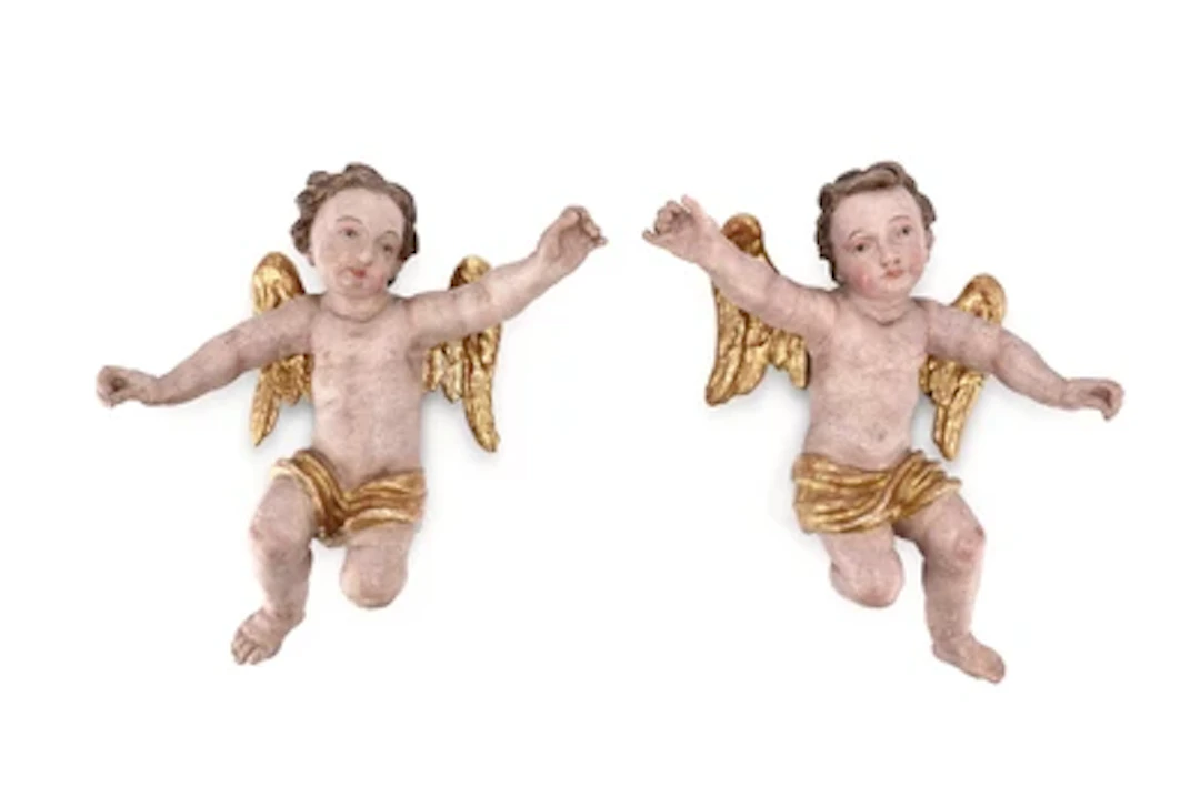A Pair of Baroque Angels, Styria, c. 1740–60