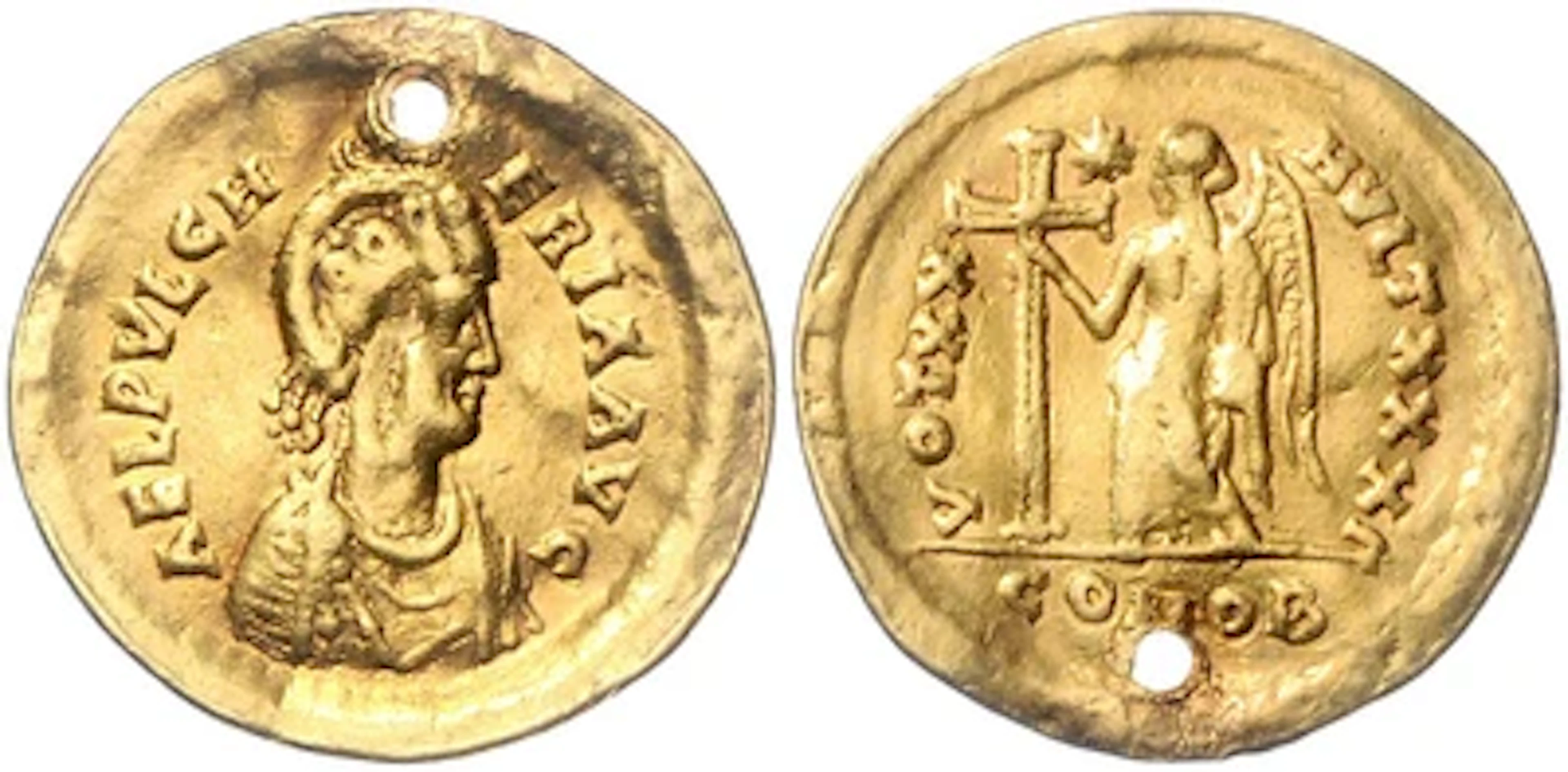 Theodosius II. 402-450 für Aelia Pulcheria GOLD
