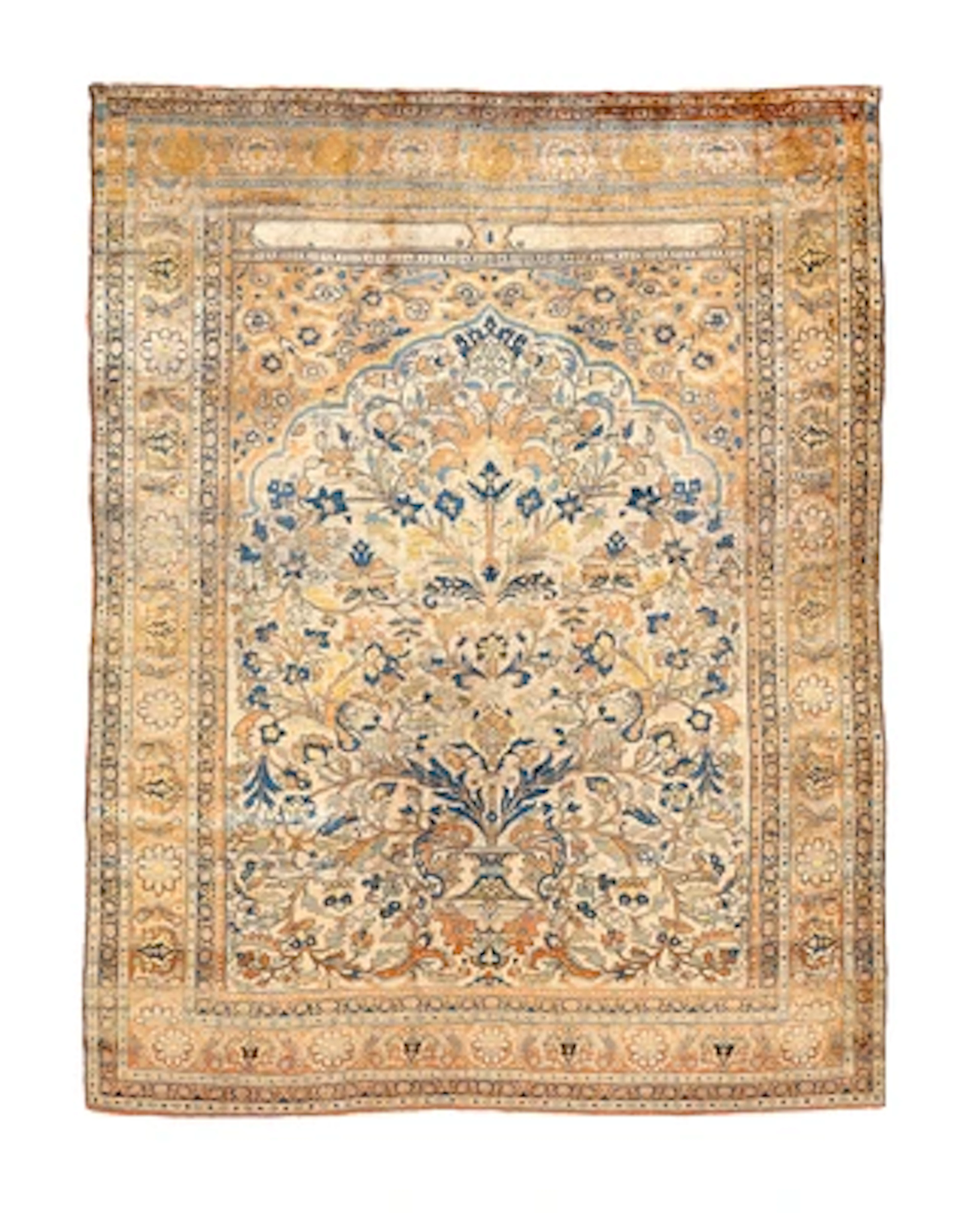 Heriz Silk, Iran, c. 160 x 123 cm